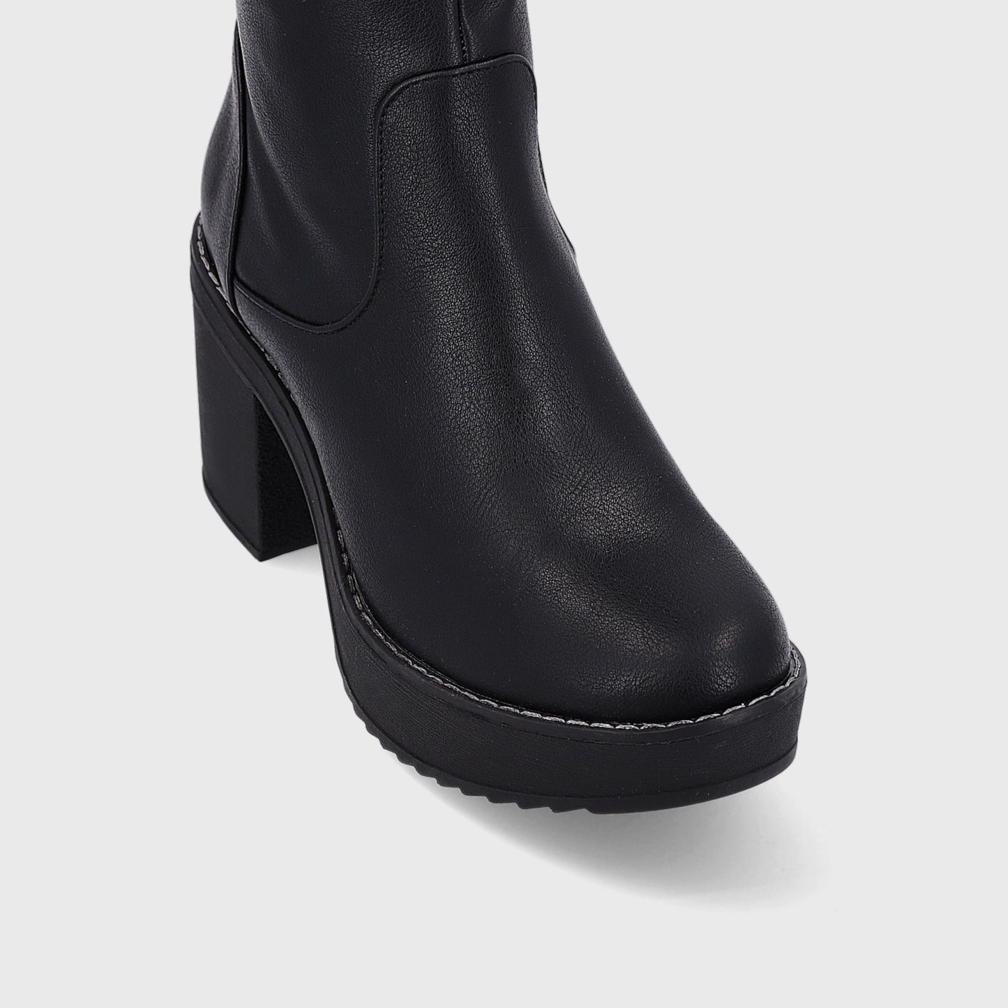 Bota Taco Negra Mujer 13501