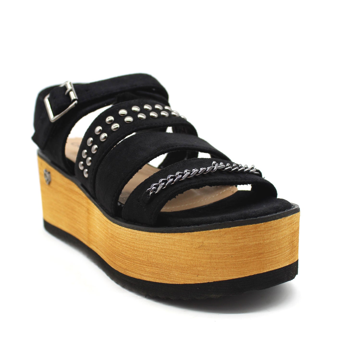 Sandalia Negra Mujer 15613