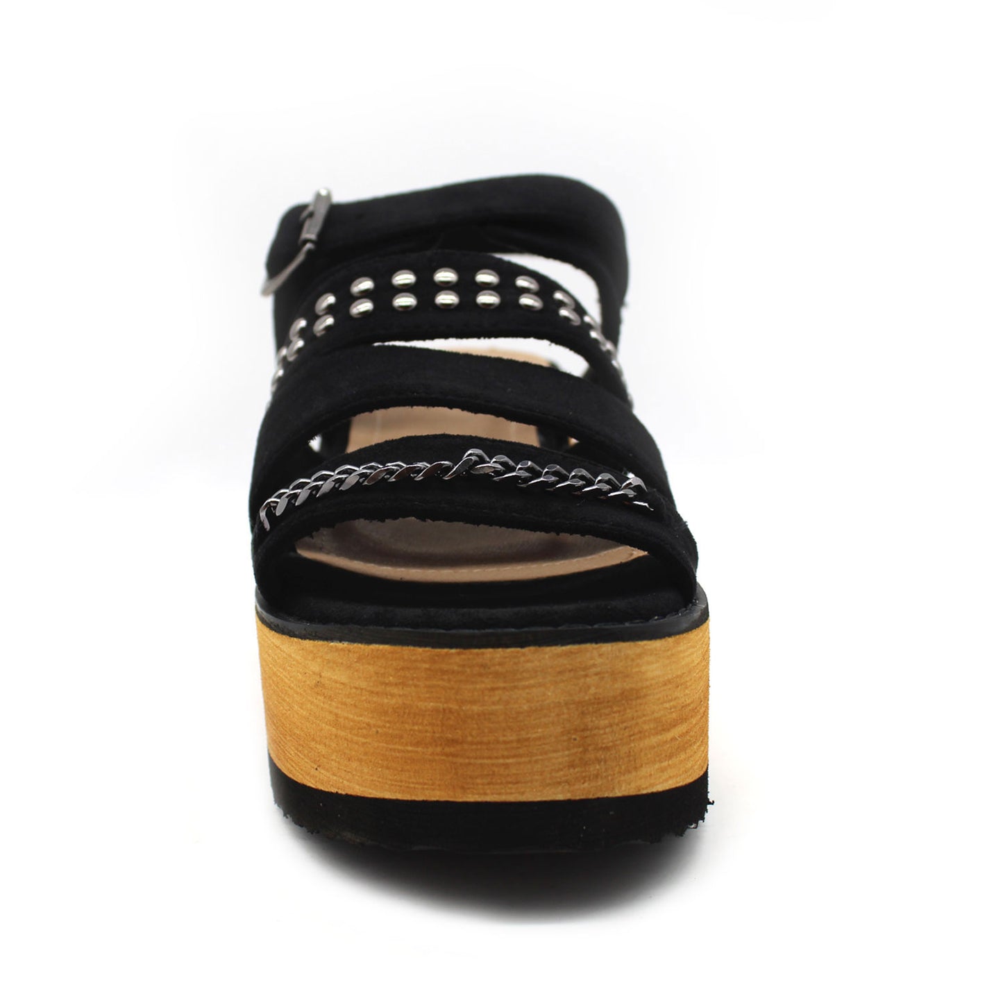 Sandalia Negra Mujer 15613