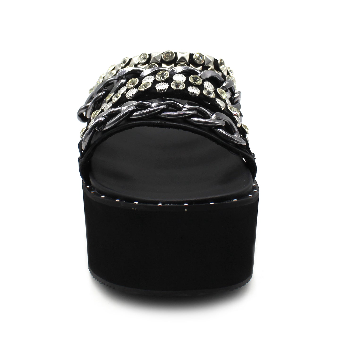 Sandalia Negra Mujer 15661