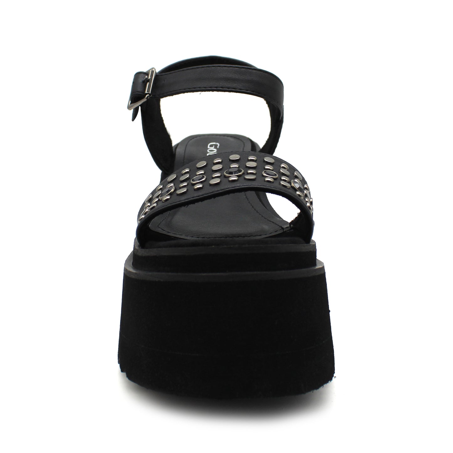 Sandalia Negra Mujer 15682