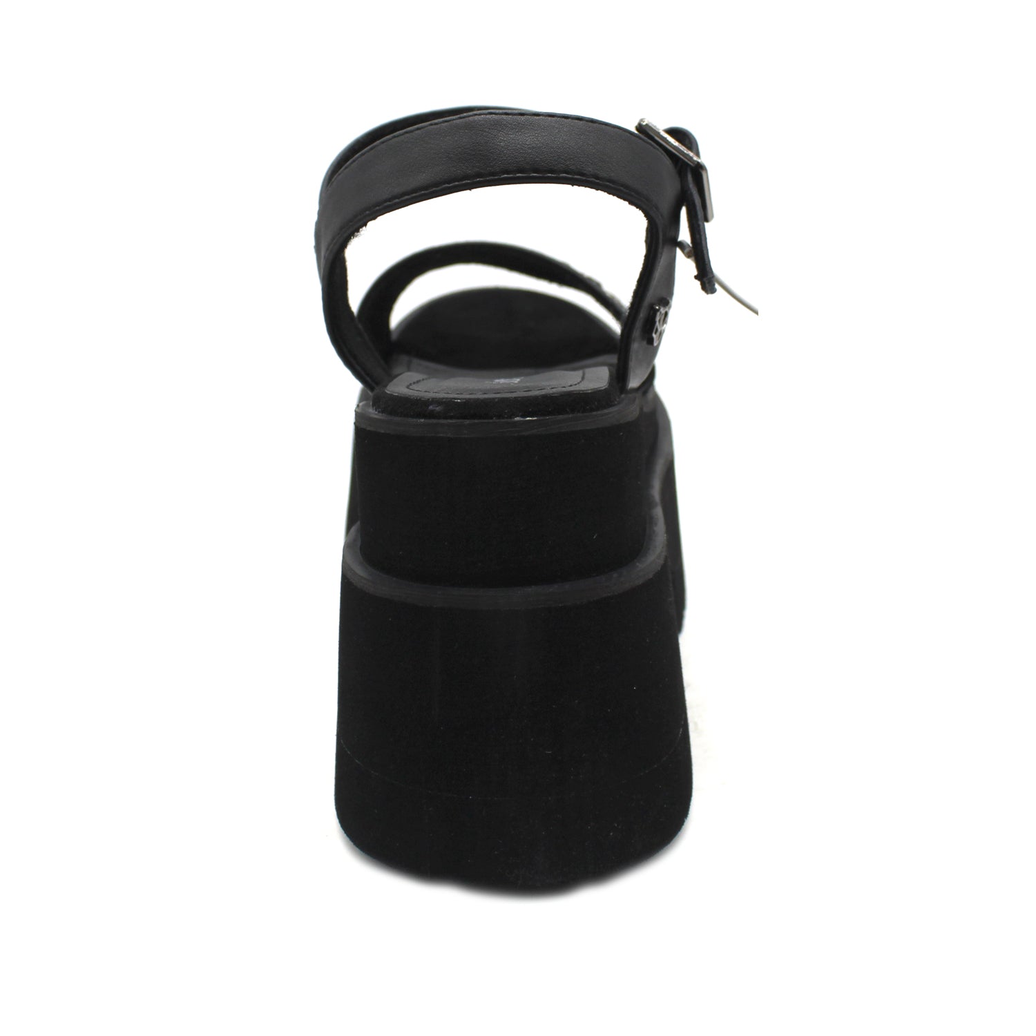 Sandalia Negra Mujer 15682