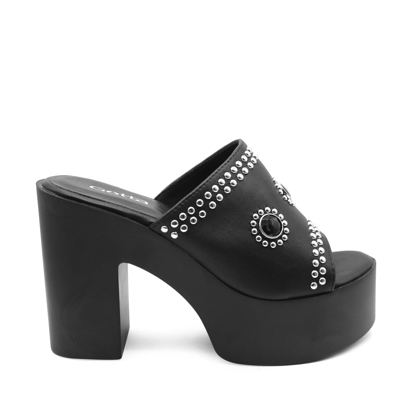 Sandalia Negra Mujer 15791