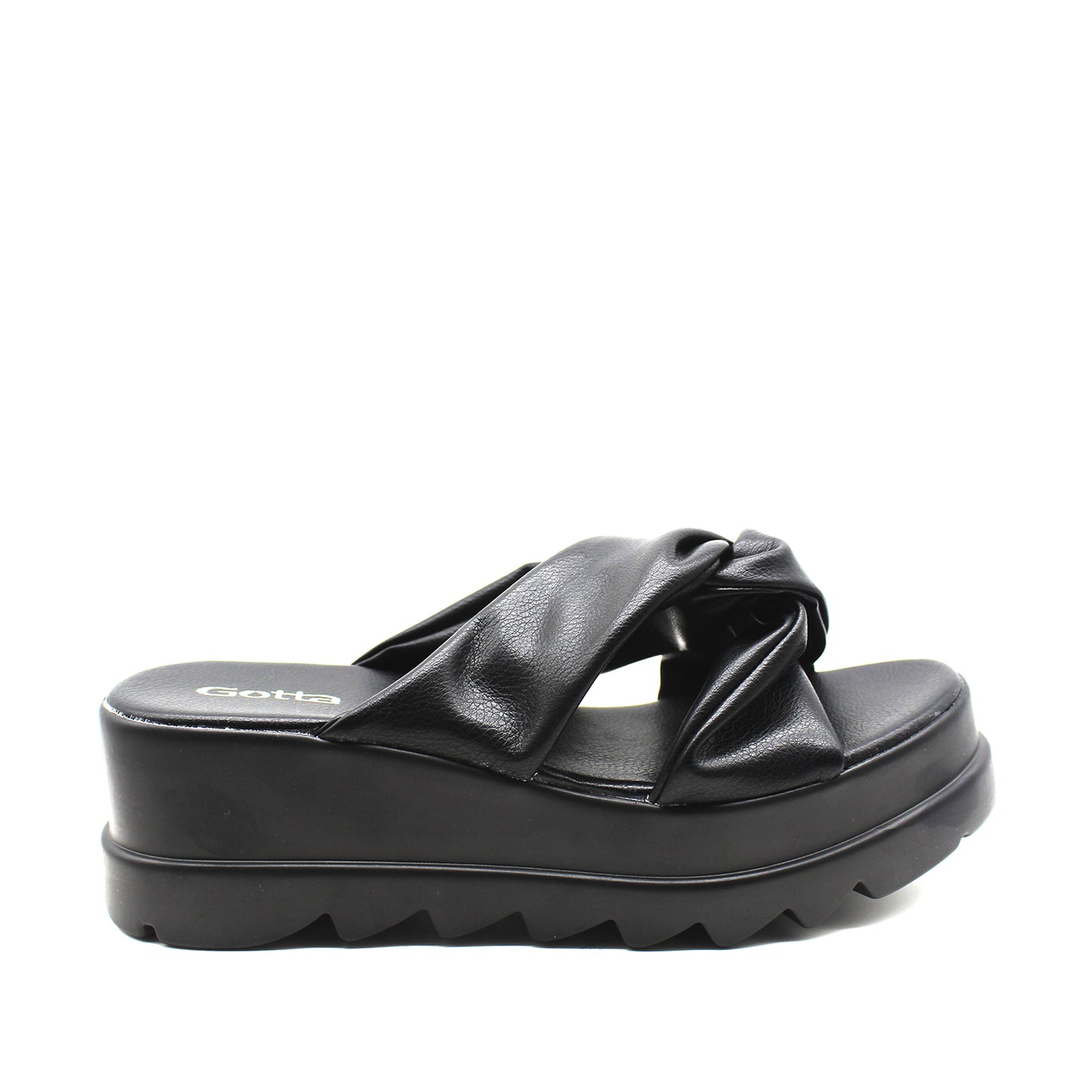 Sandalia Negra Mujer 15852