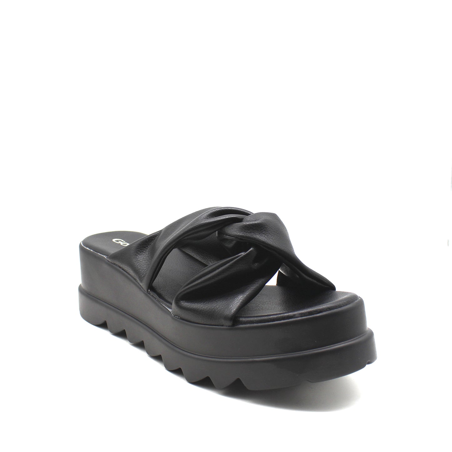 Sandalia Negra Mujer 15852