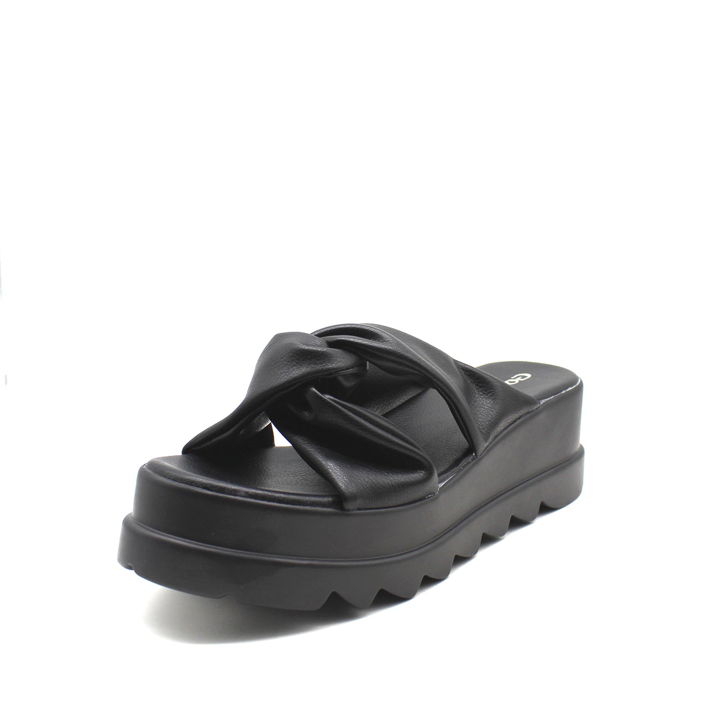 Sandalia Negra Mujer 15852