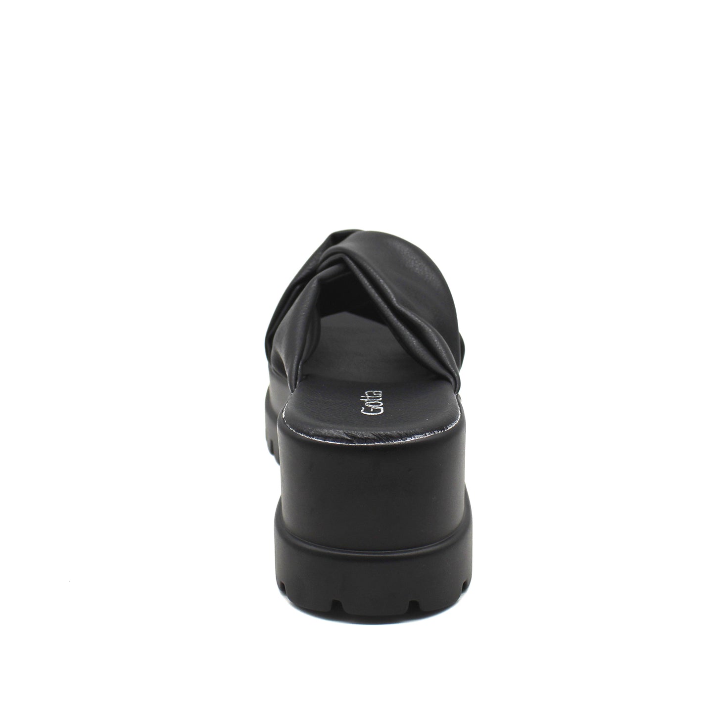Sandalia Negra Mujer 15852