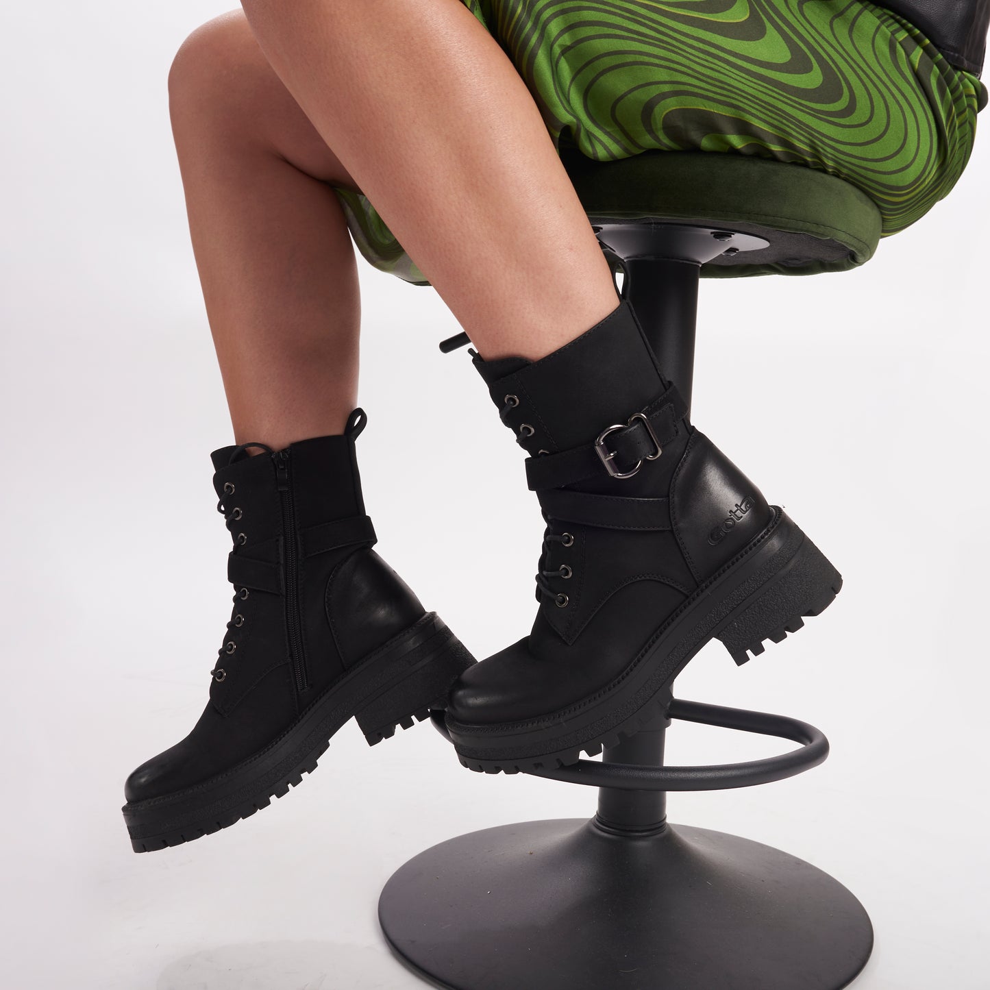 Botín Negro Mujer 16072