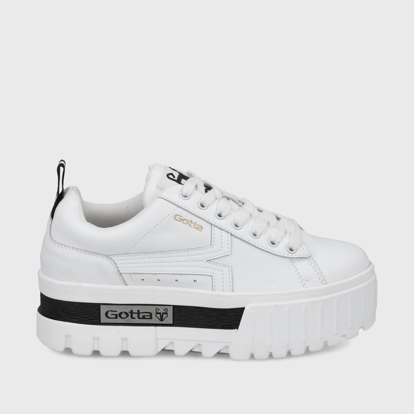Zapatilla Plataforma Blanca Mujer 23243