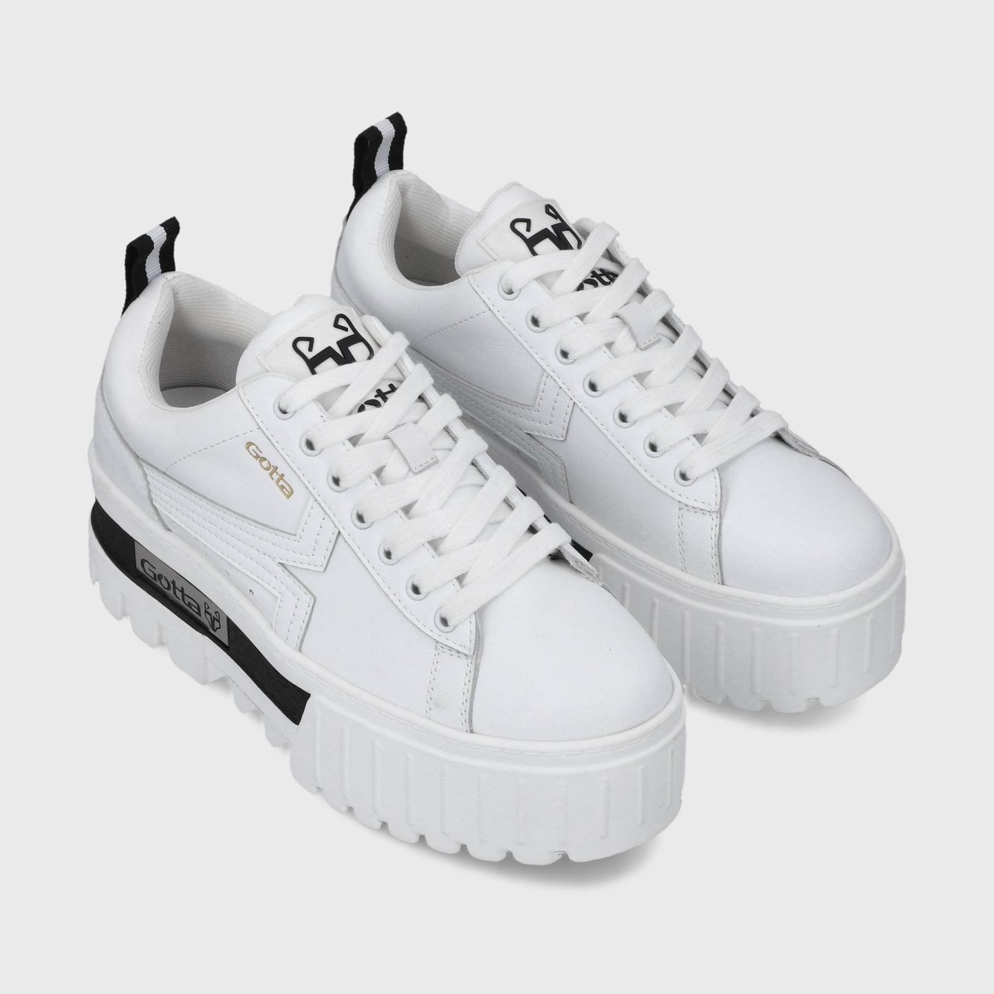 Zapatilla Plataforma Blanca Mujer 23243