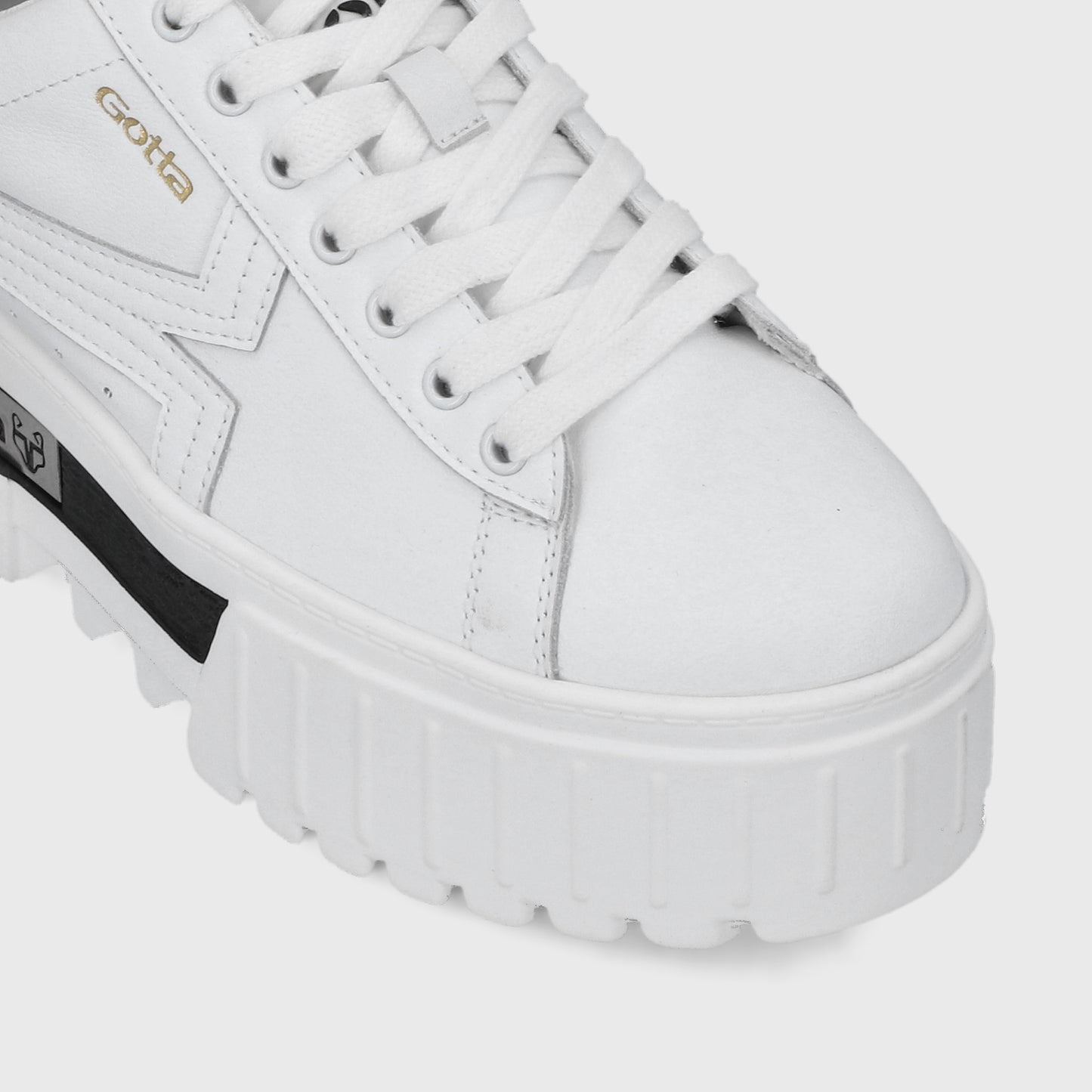 Zapatilla Plataforma Blanca Mujer 23243