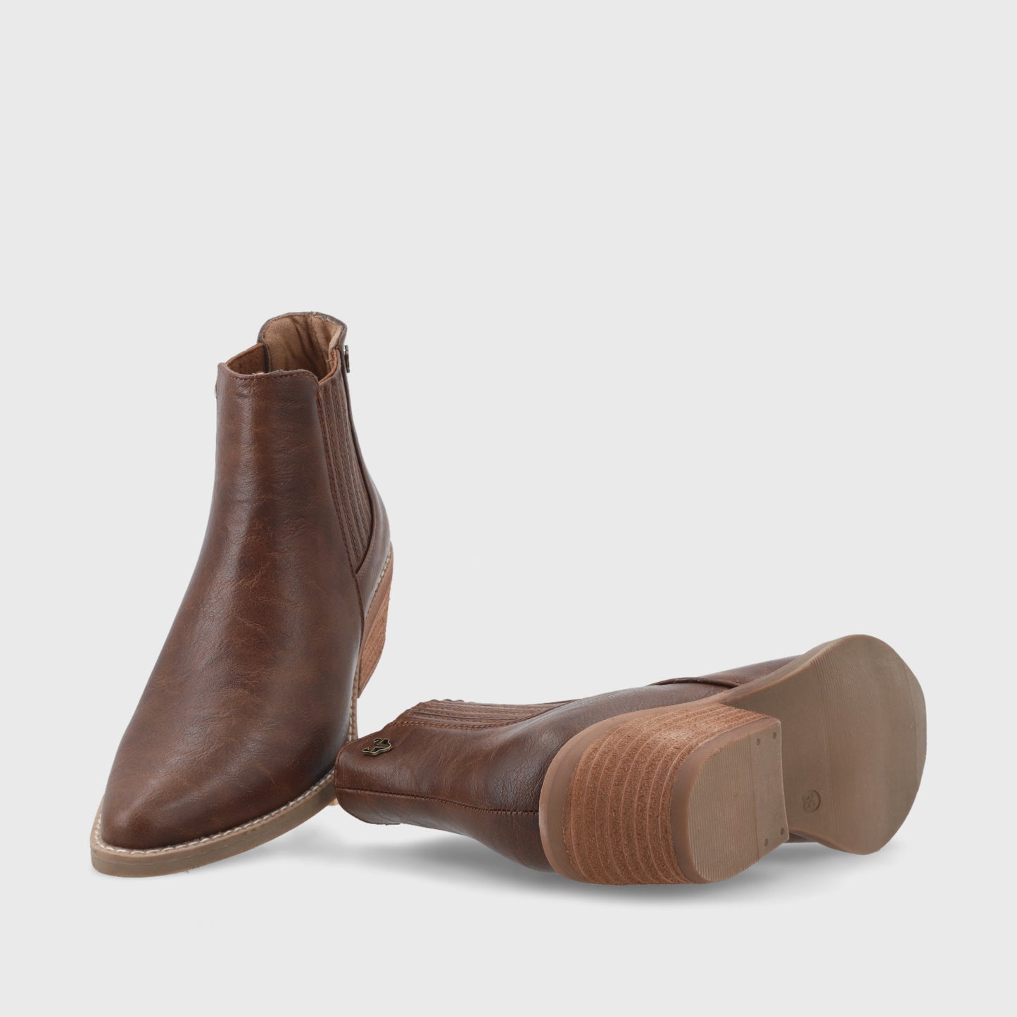 Botín Café Claro Mujer 23730