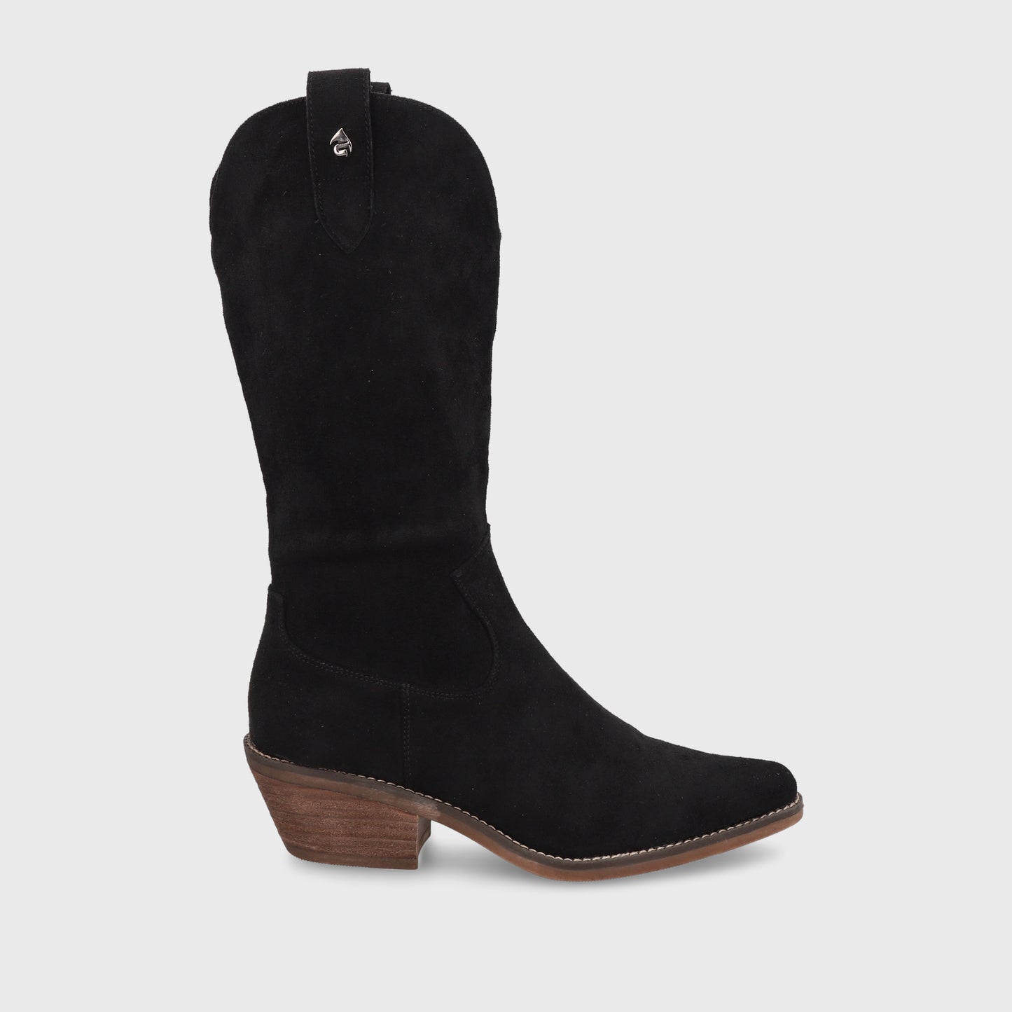 Bota Texana Negra Mujer 23715