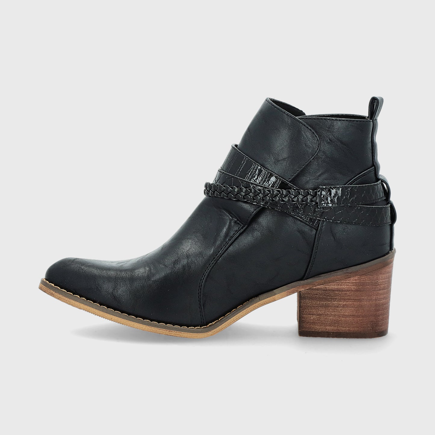 Botín Negro Mujer 23733