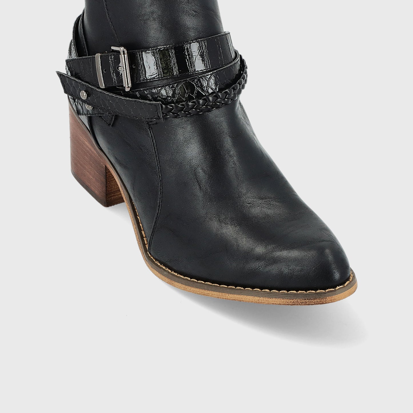 Botín Negro Mujer 23733