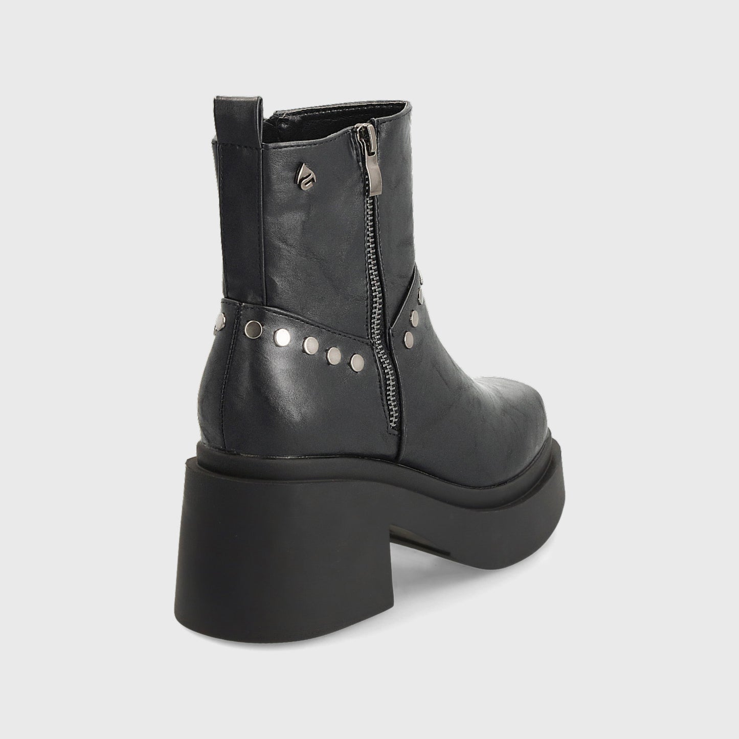 Botín Taco Negro Mujer 25670