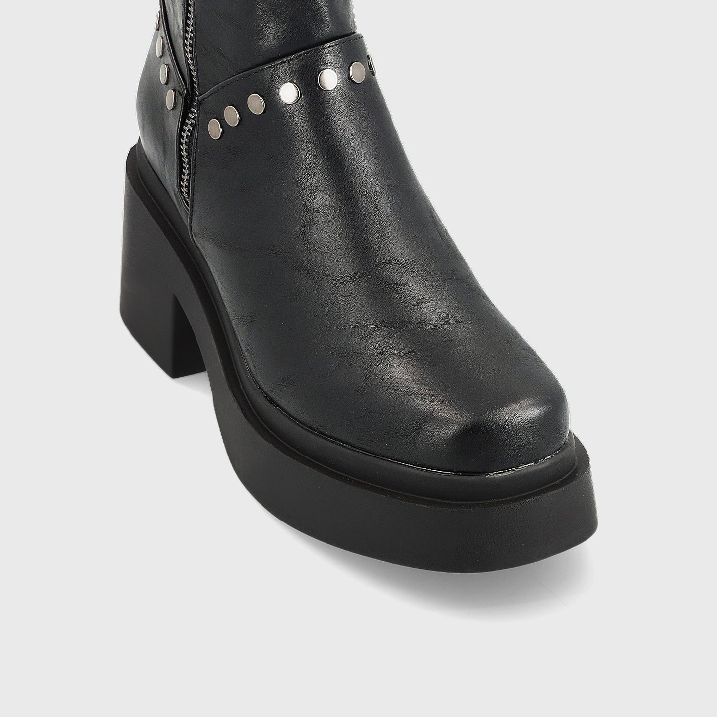 Botín Taco Negro Mujer 25670