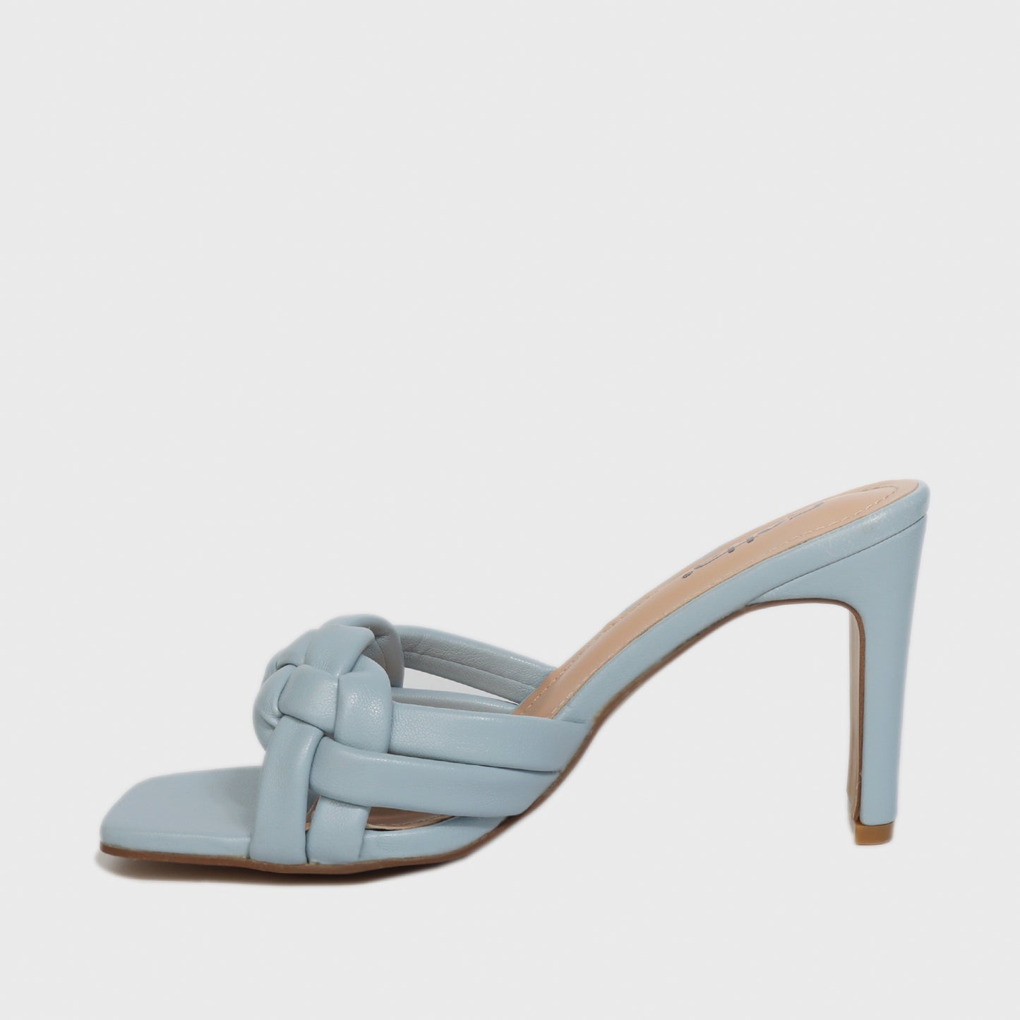 Sandalia Taco Celeste Mujer 25701