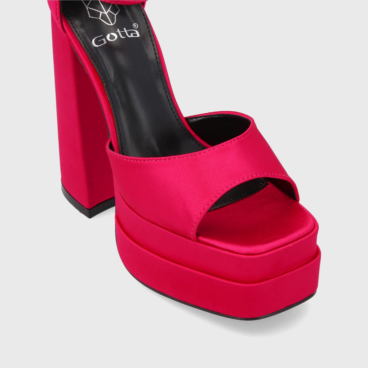 Sandalia Plataforma Fucsia Mujer 25911