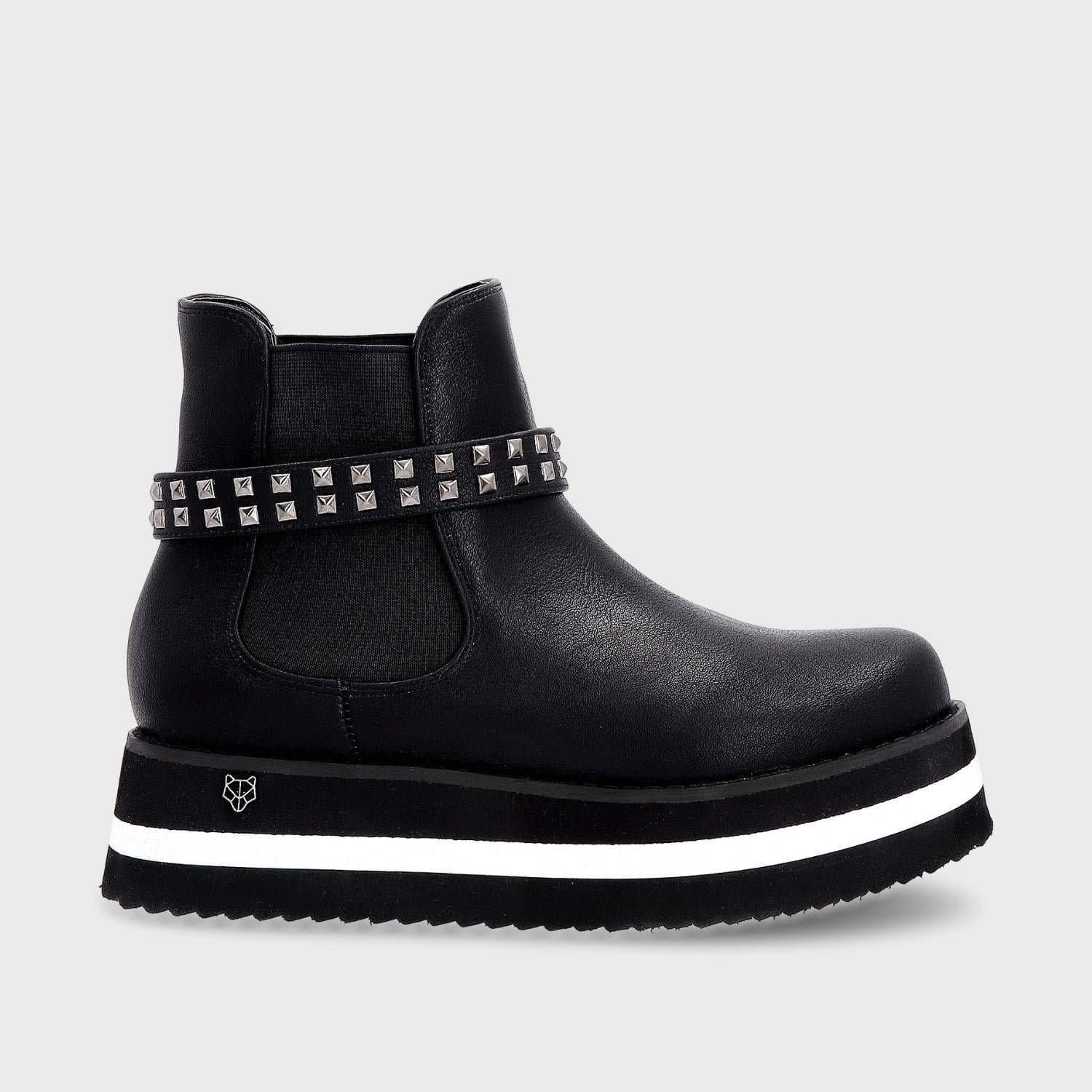 Borcegos Botas Gotta Mujer Zapato Botin Borcego Negro Gotta