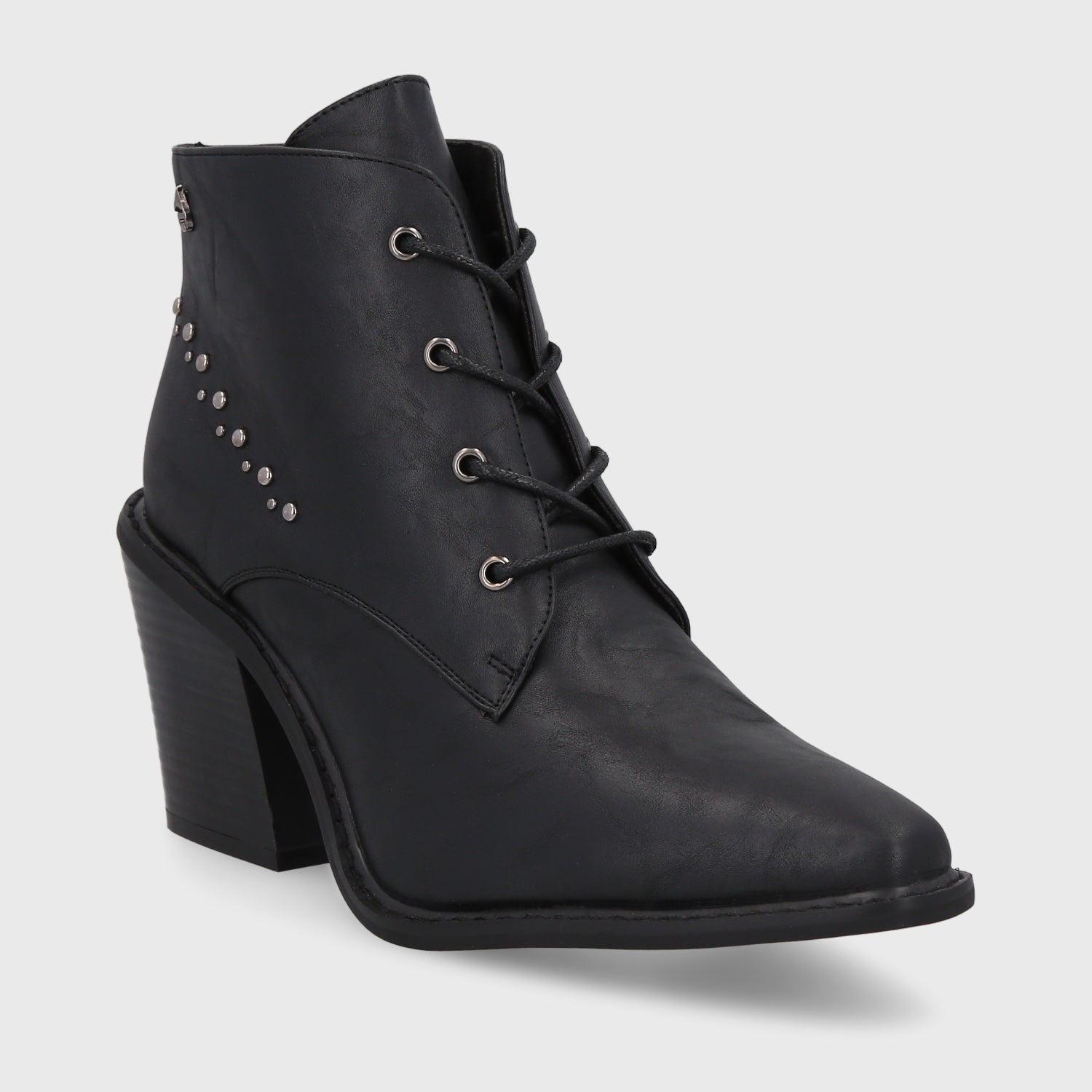 Botín Taco Negro Mujer 33772