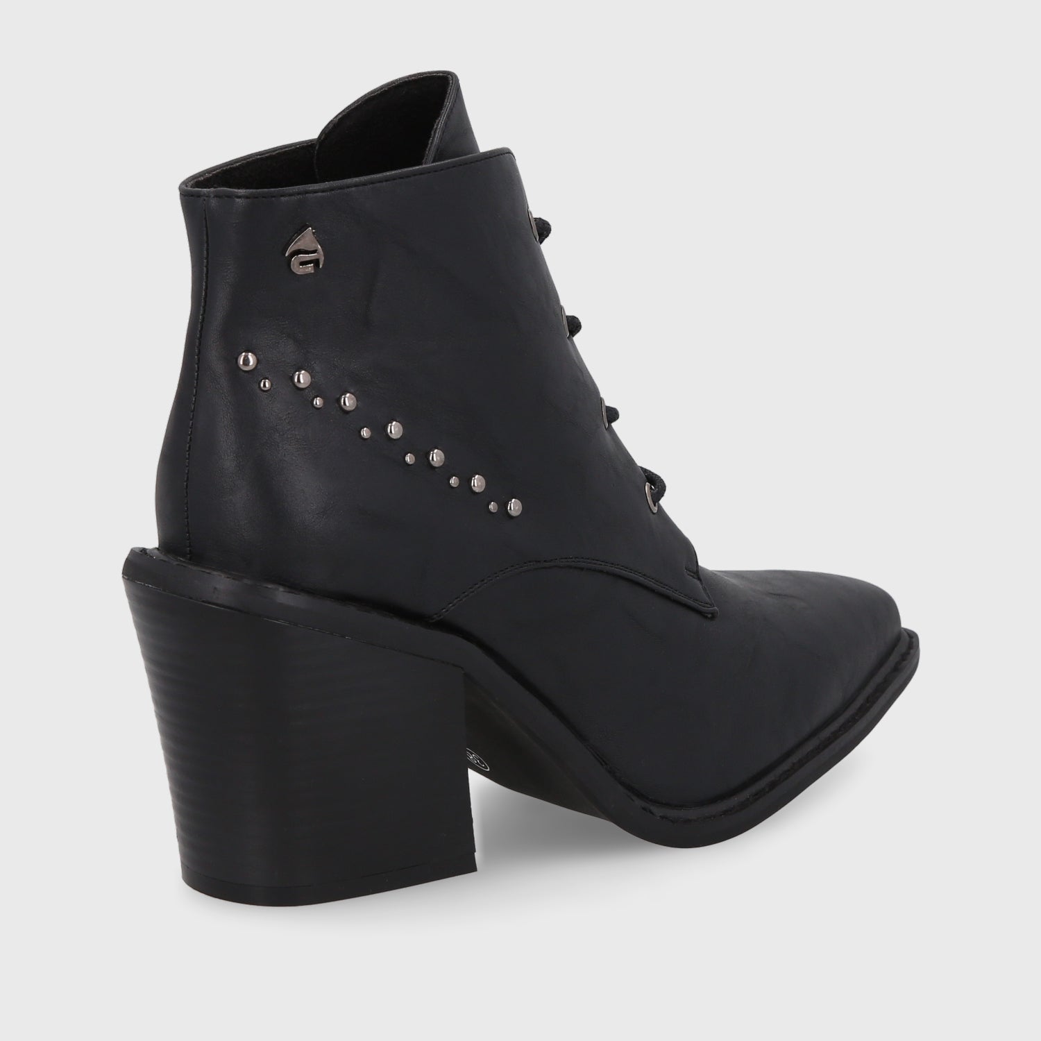 Botín Taco Negro Mujer 33772