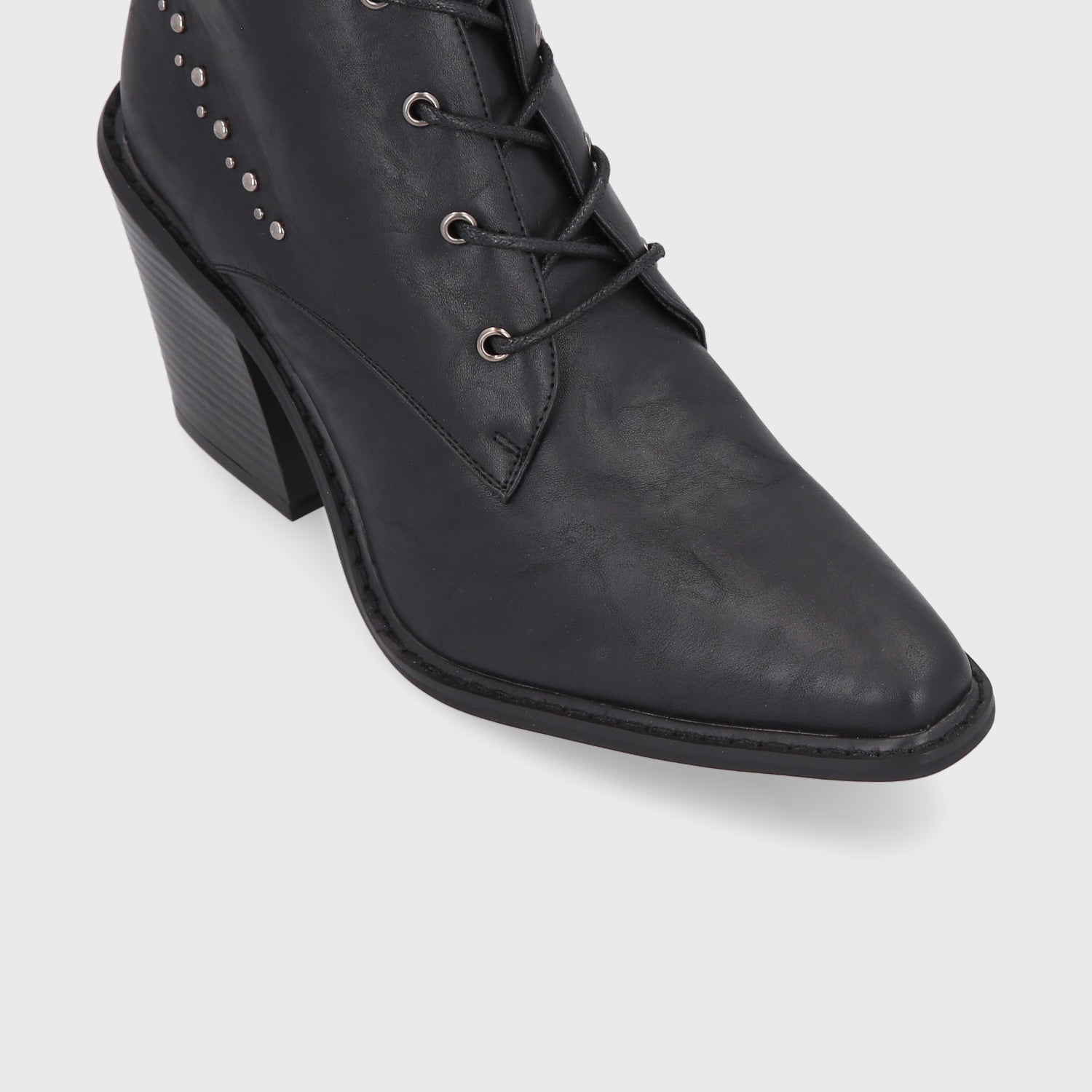 Botín Taco Negro Mujer 33772