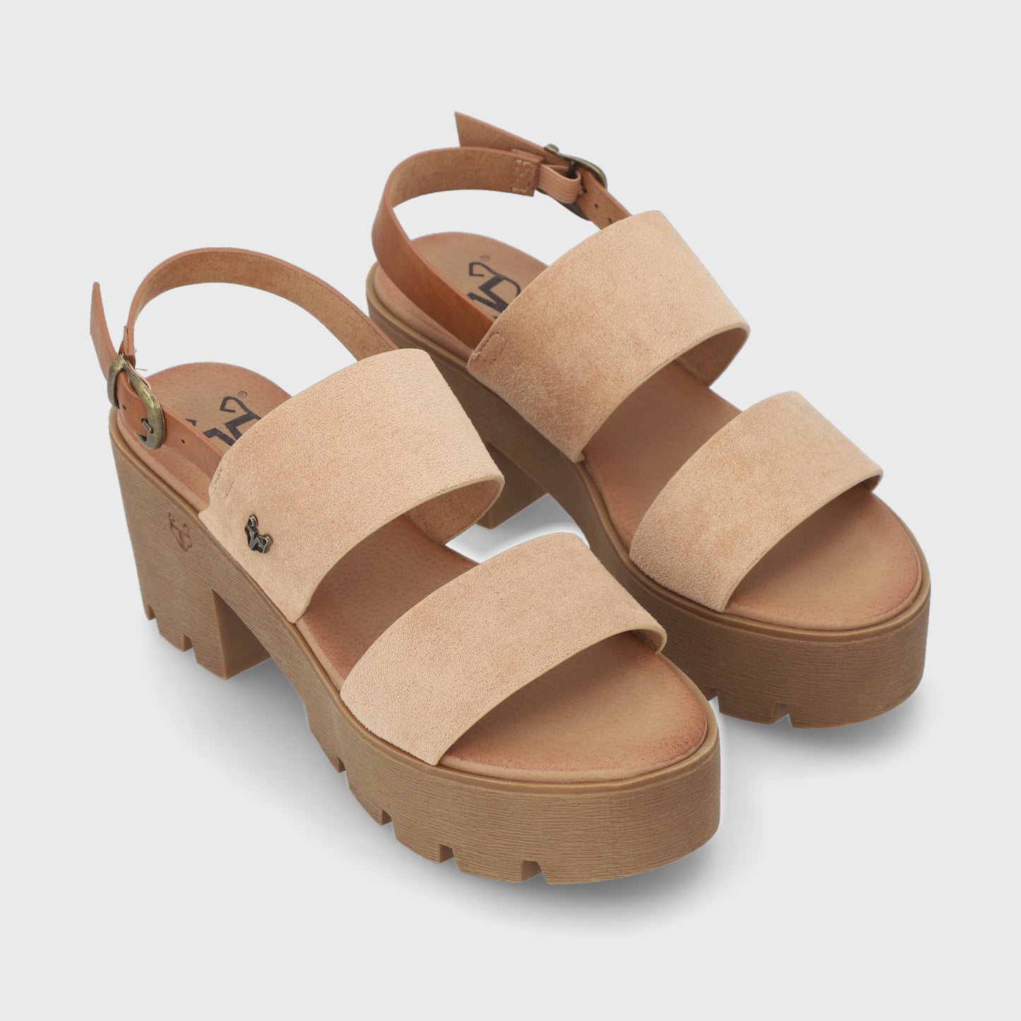 Sandalia Beige Mujer 43021