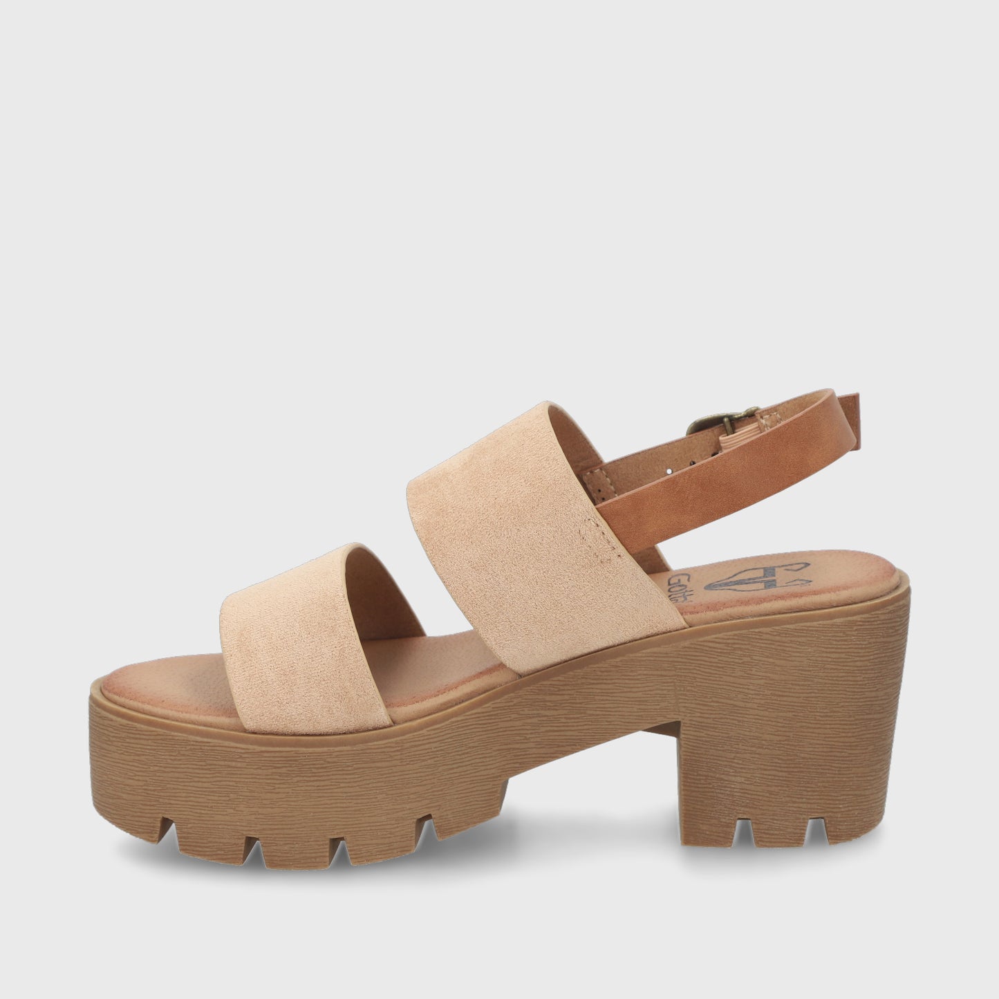 Sandalia Beige Mujer 43021