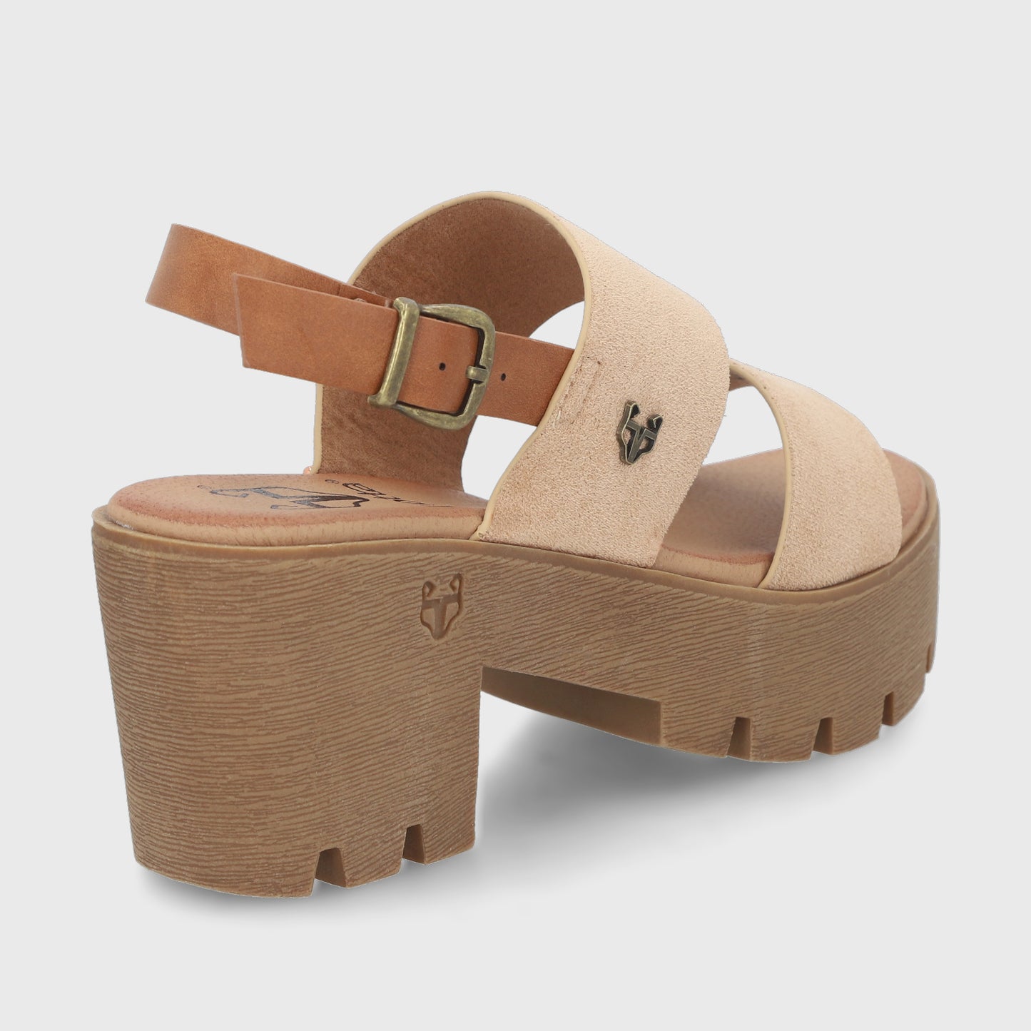 Sandalia Beige Mujer 43021
