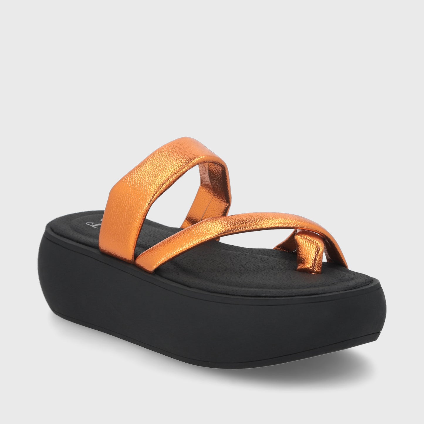 Sandalia Naranja Mujer 43031