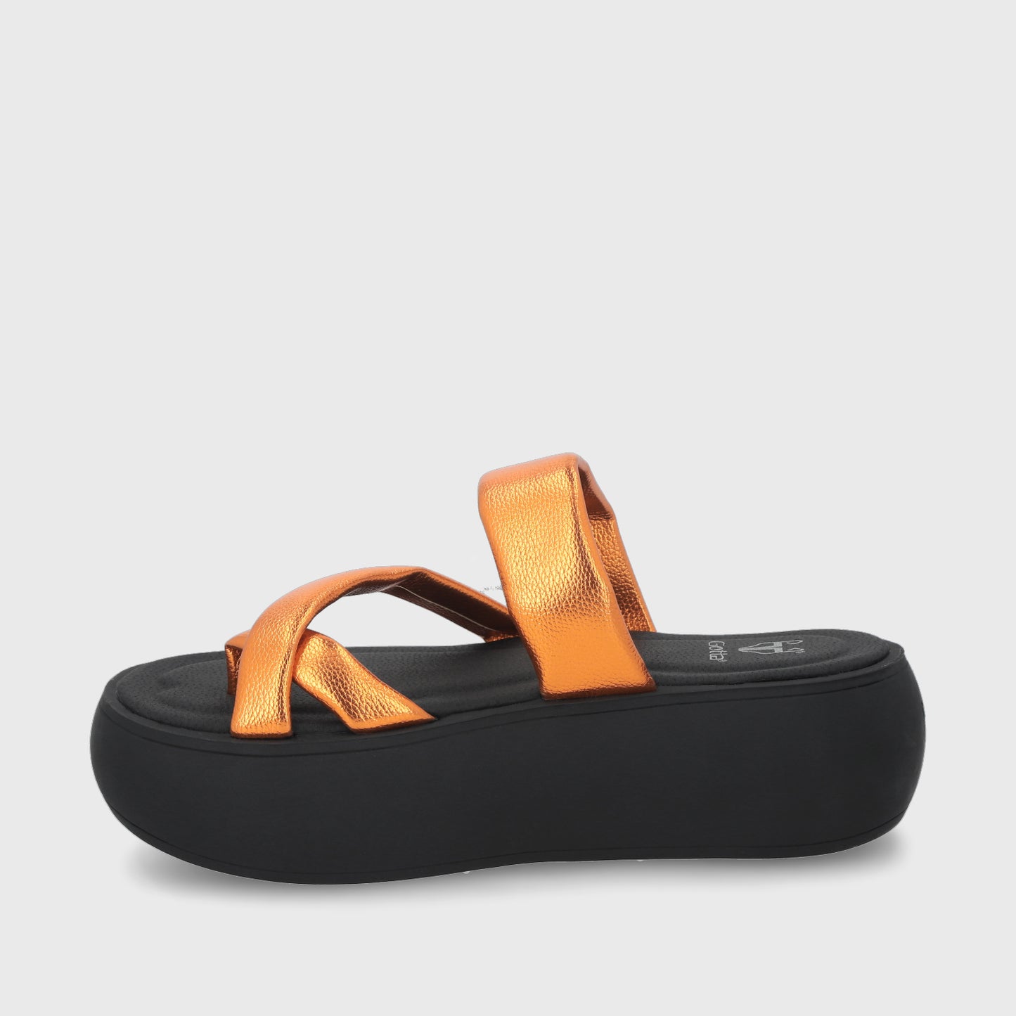 Sandalia Naranja Mujer 43031