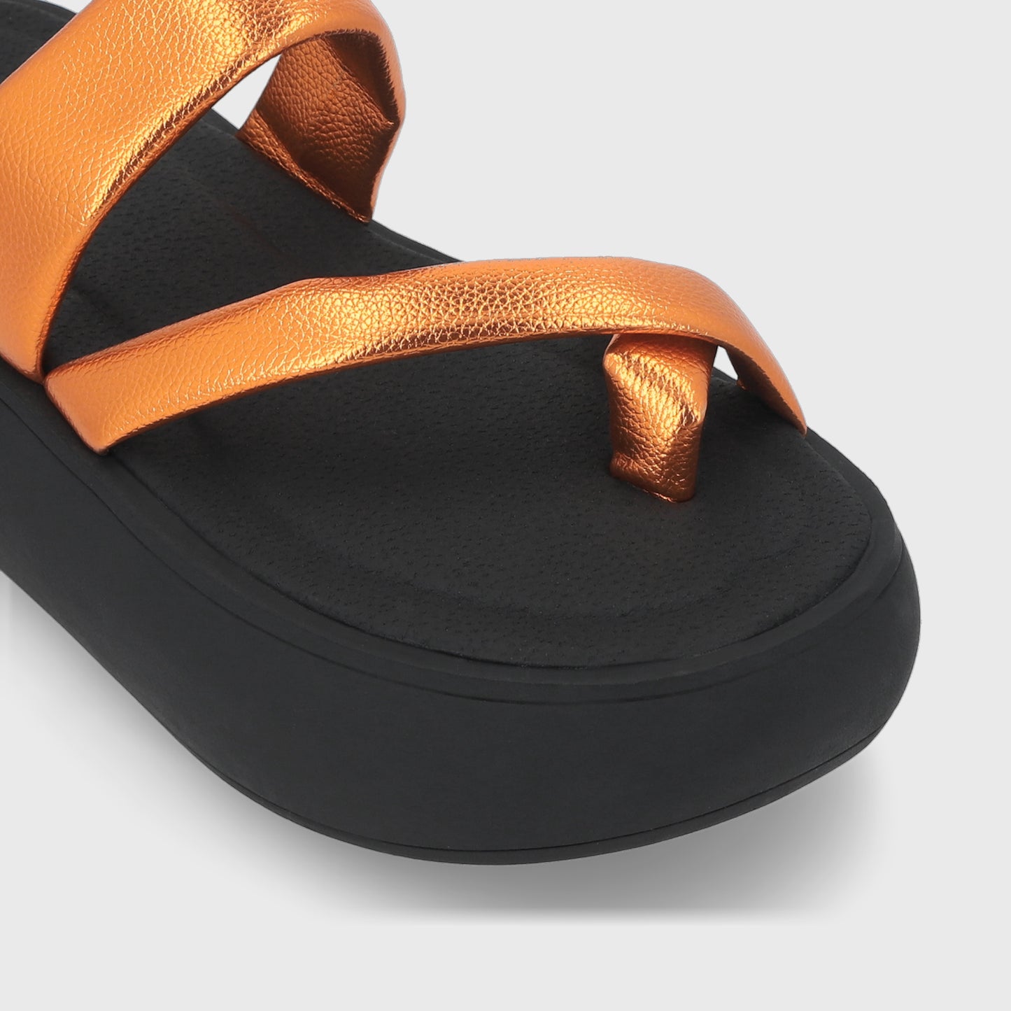 Sandalia Naranja Mujer 43031