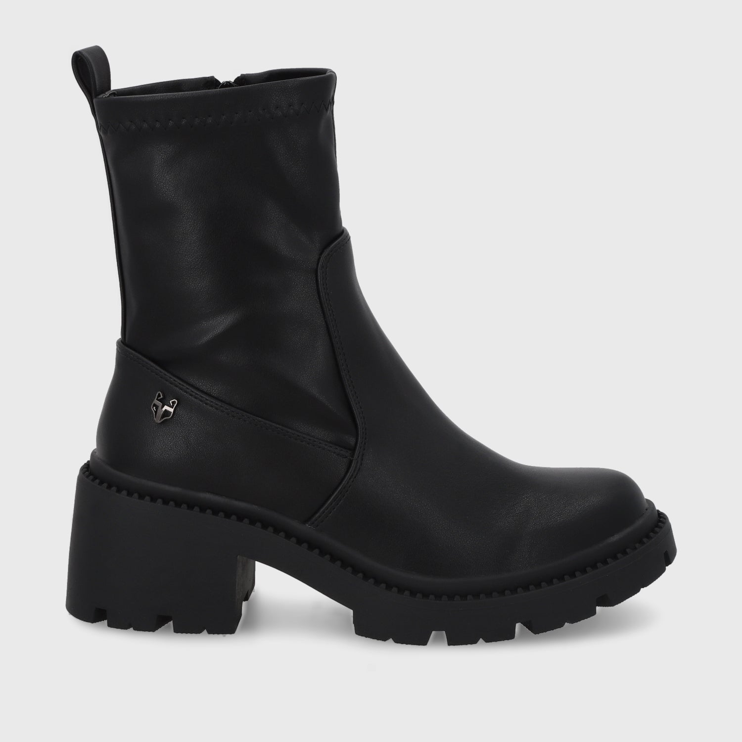 Botín Taco Negro Mujer 457411