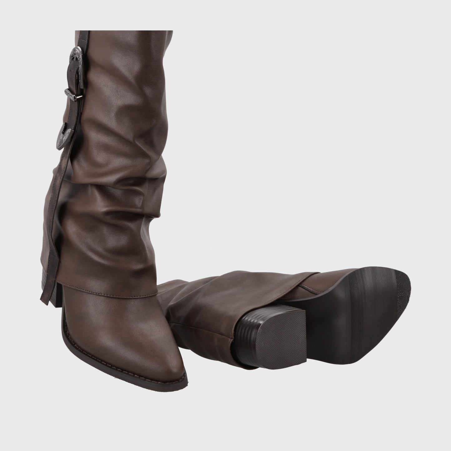 Bota Taco Café Mujer 53784