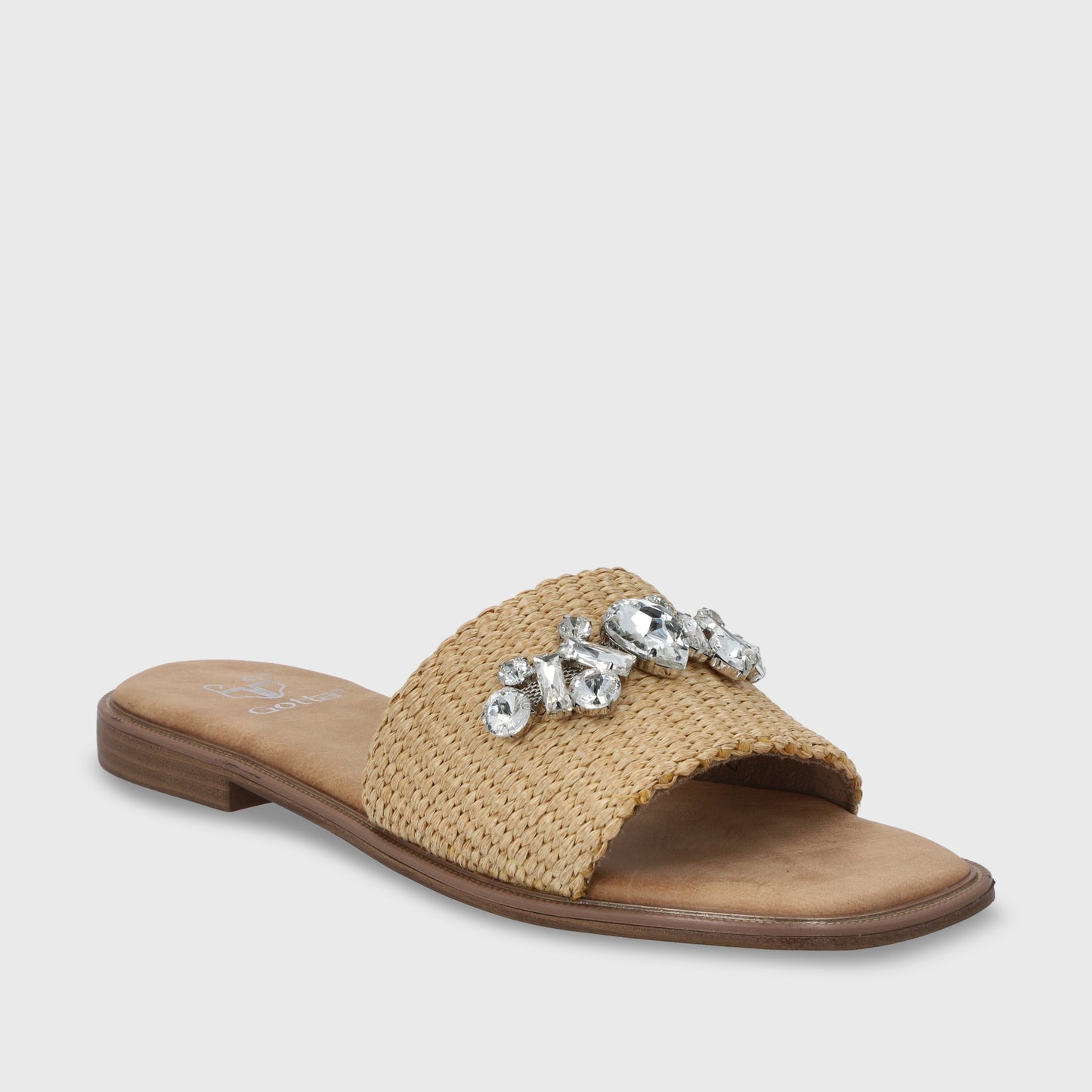 Sandalia Plana Rafia Mujer 55220
