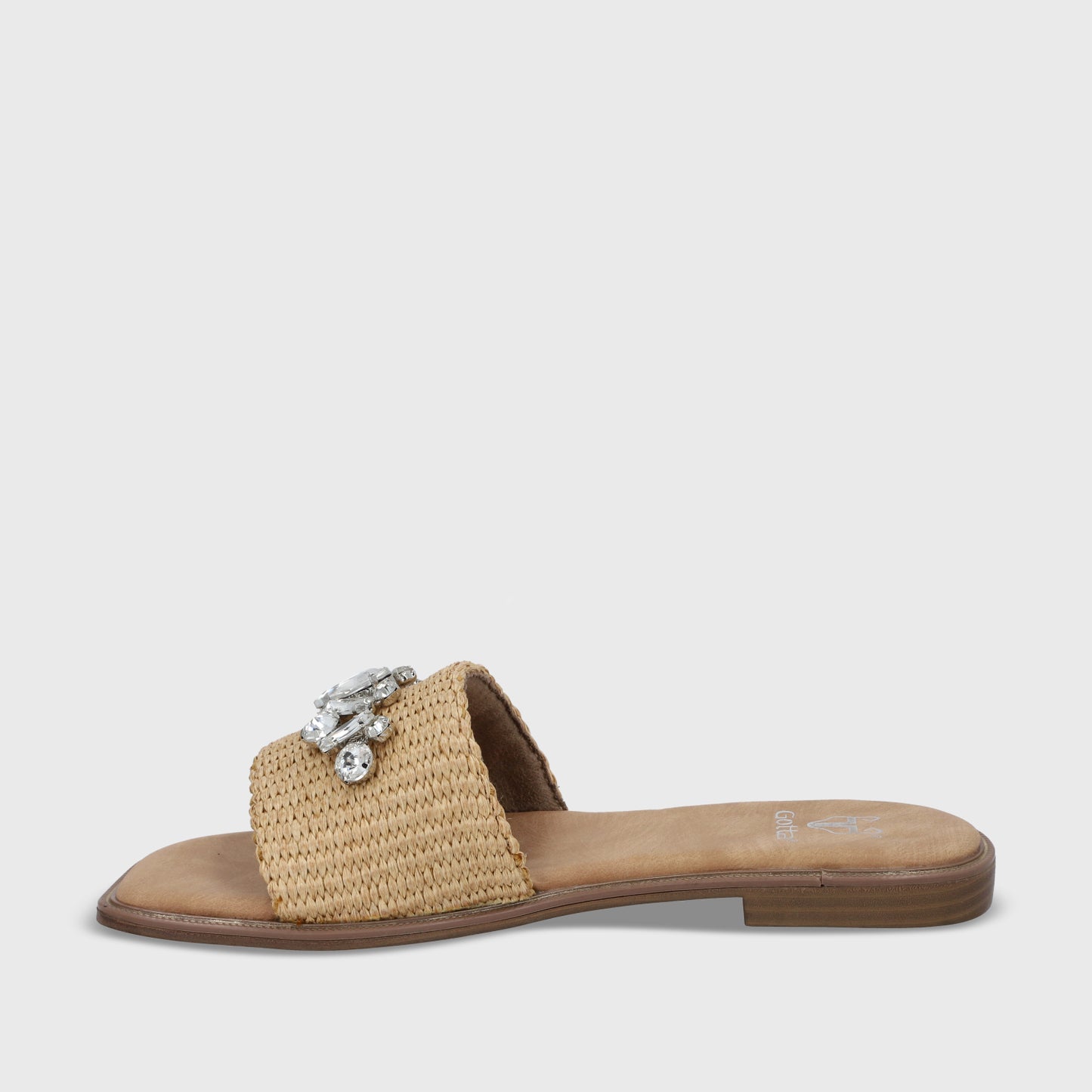 Sandalia Plana Rafia Mujer 55220