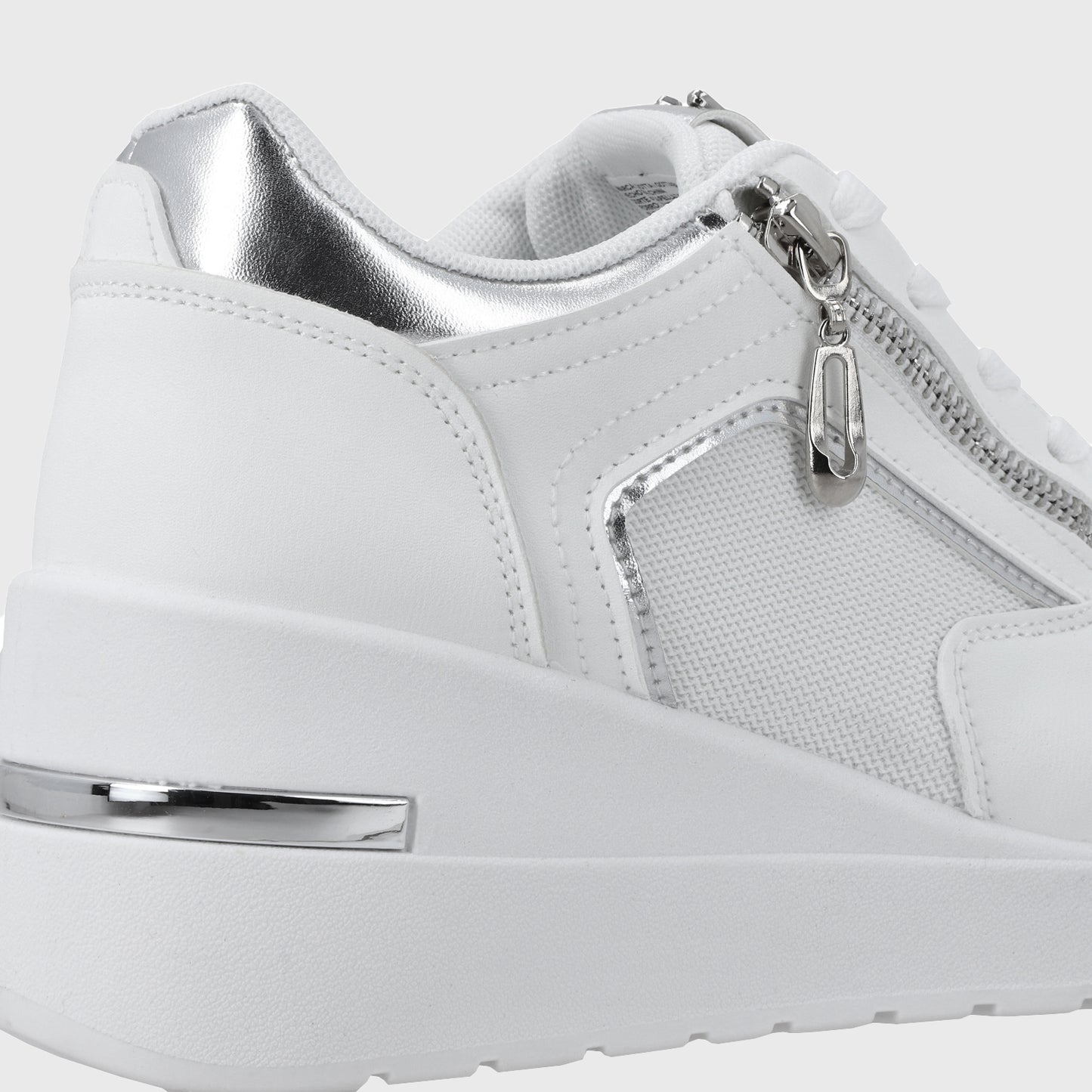 Zapatilla Plataforma Blanca Mujer 58040