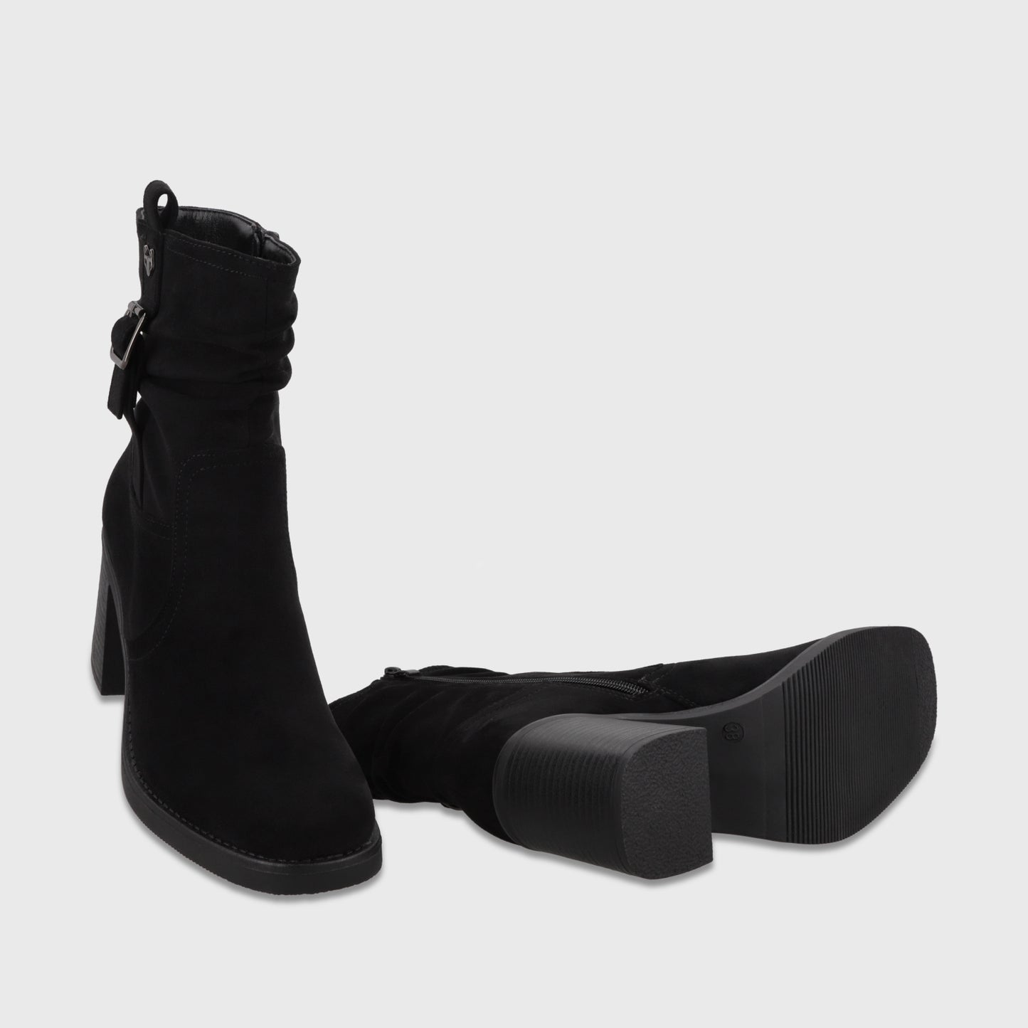 Botín Taco Negro Mujer 65860