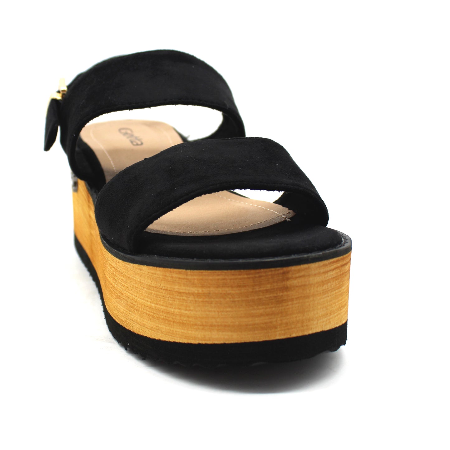 Sandalia Negra Mujer 95429