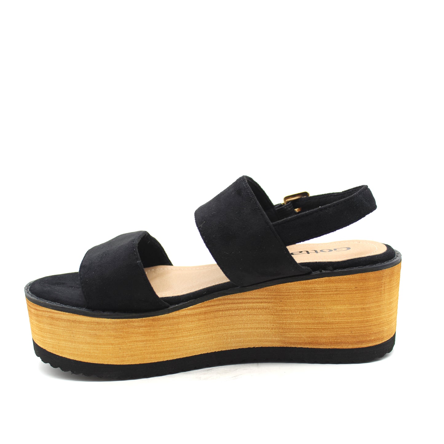 Sandalia Negra Mujer 95429