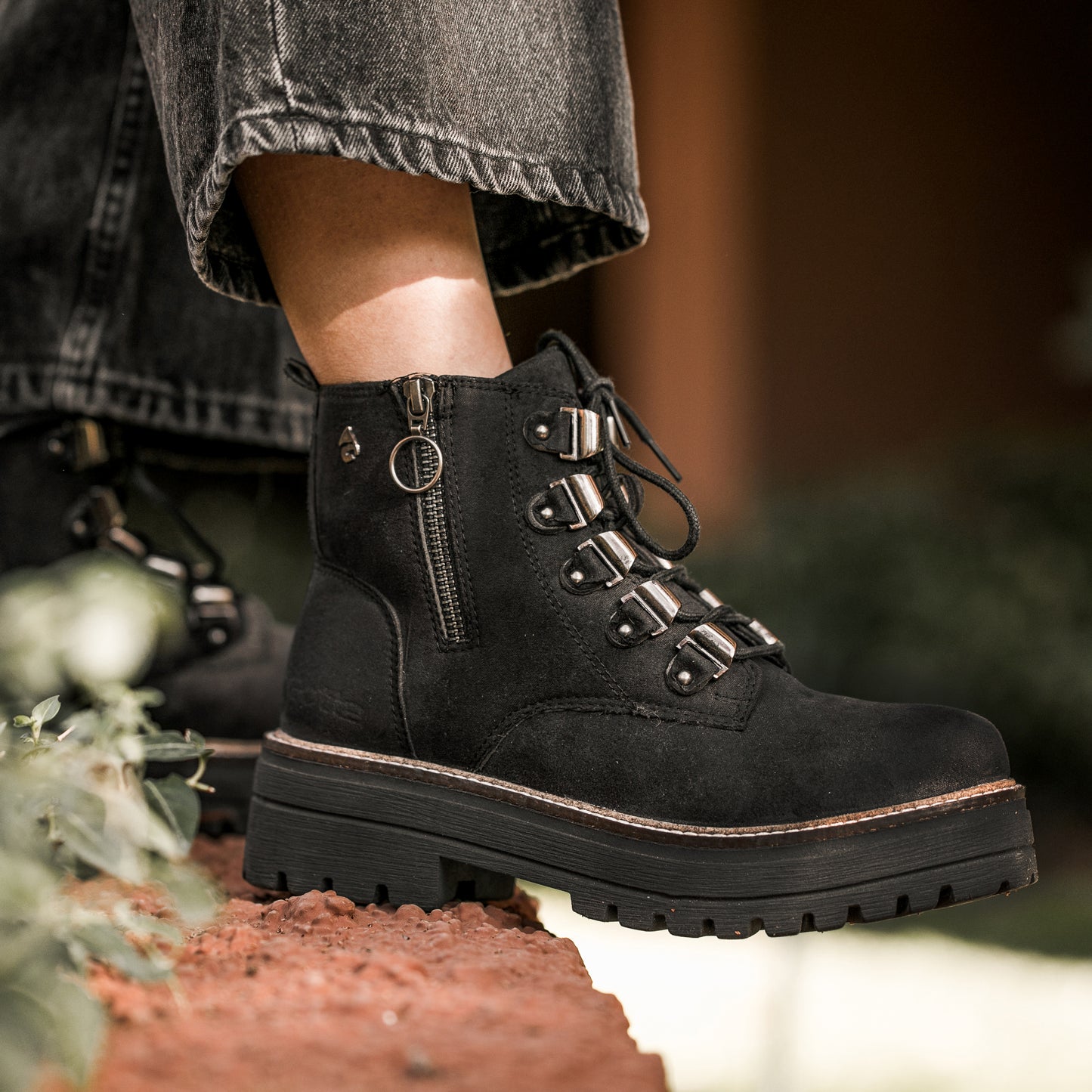 Botín Negro Mujer C5816