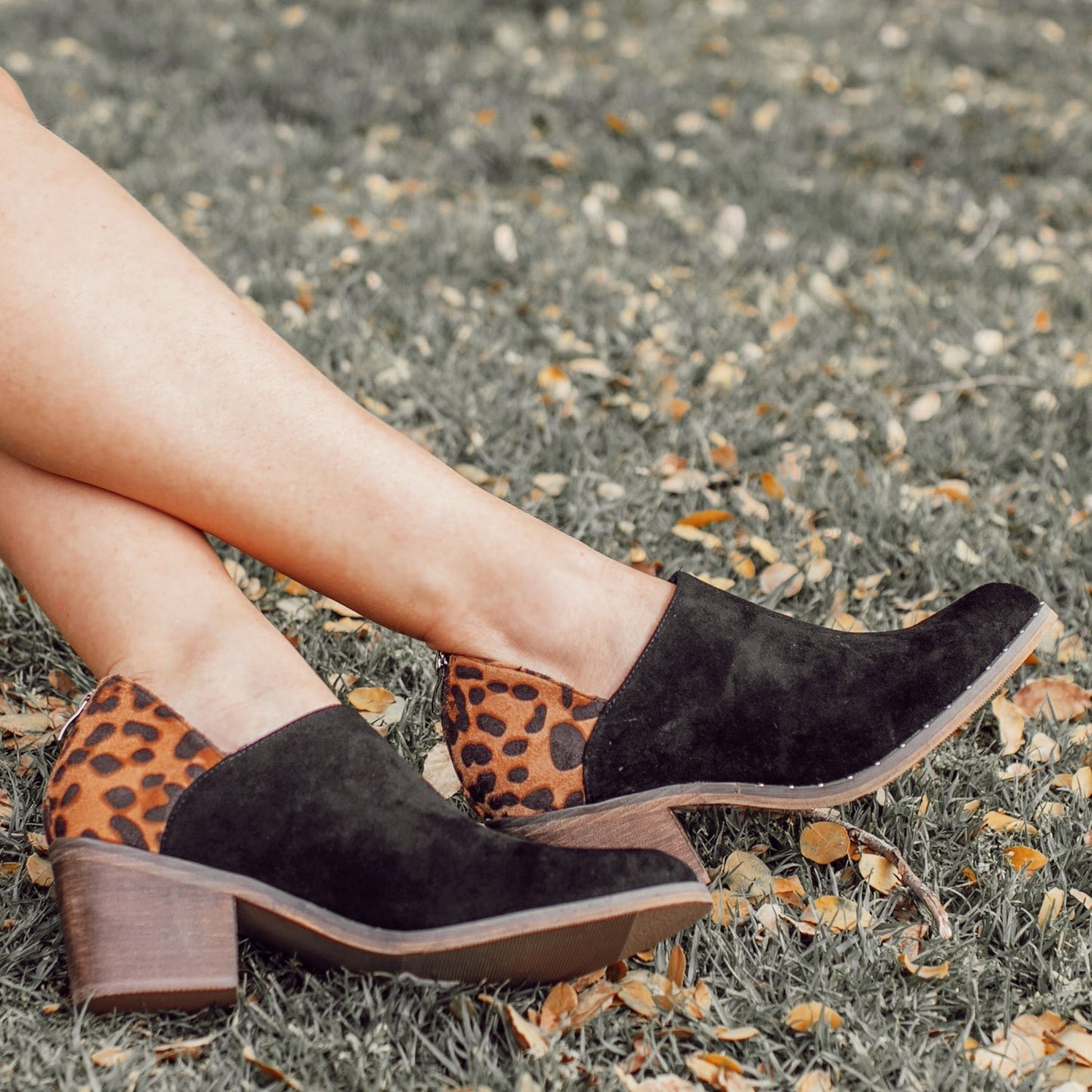 Botin Negro Mujer C7260
