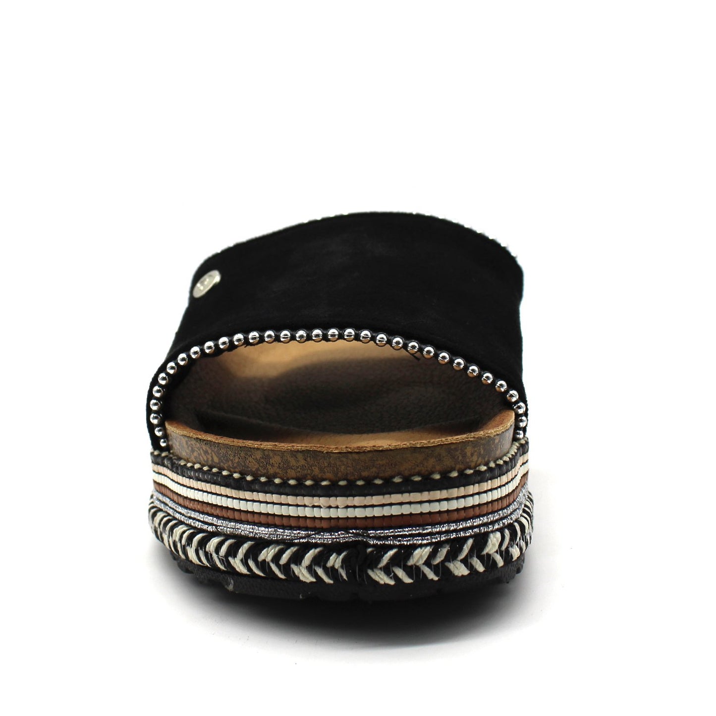 Sandalia Negra Mujer C7281