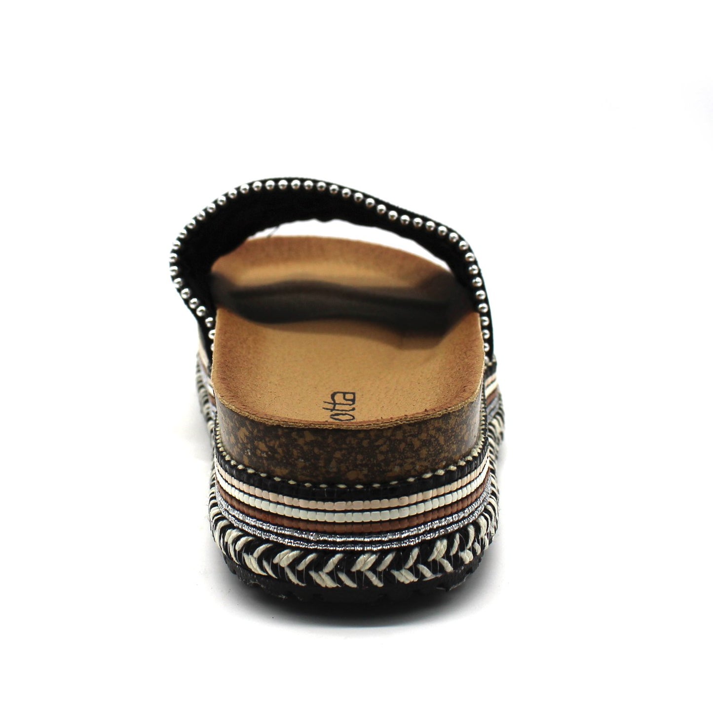 Sandalia Negra Mujer C7281