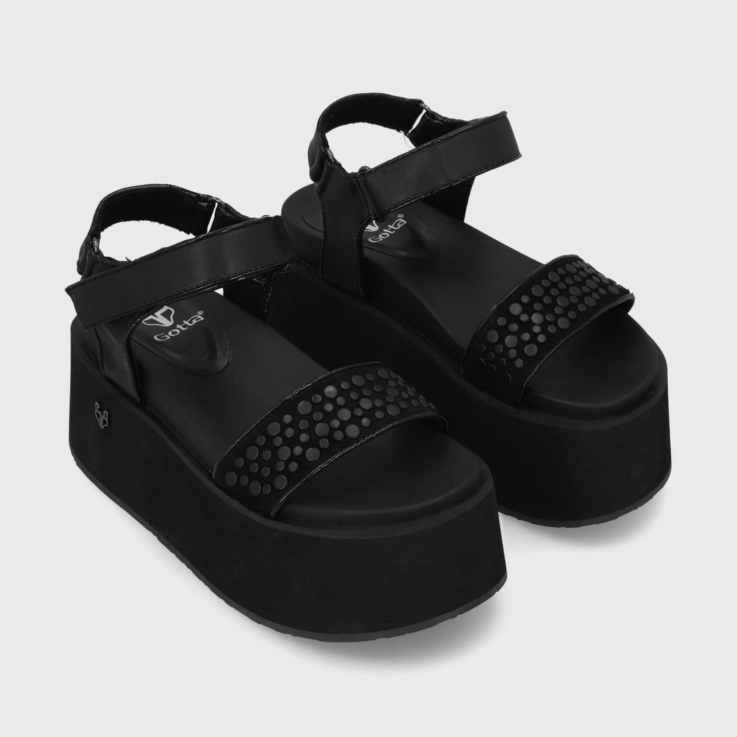 Sandalia Negra Mujer 35185 - Gotta Perú