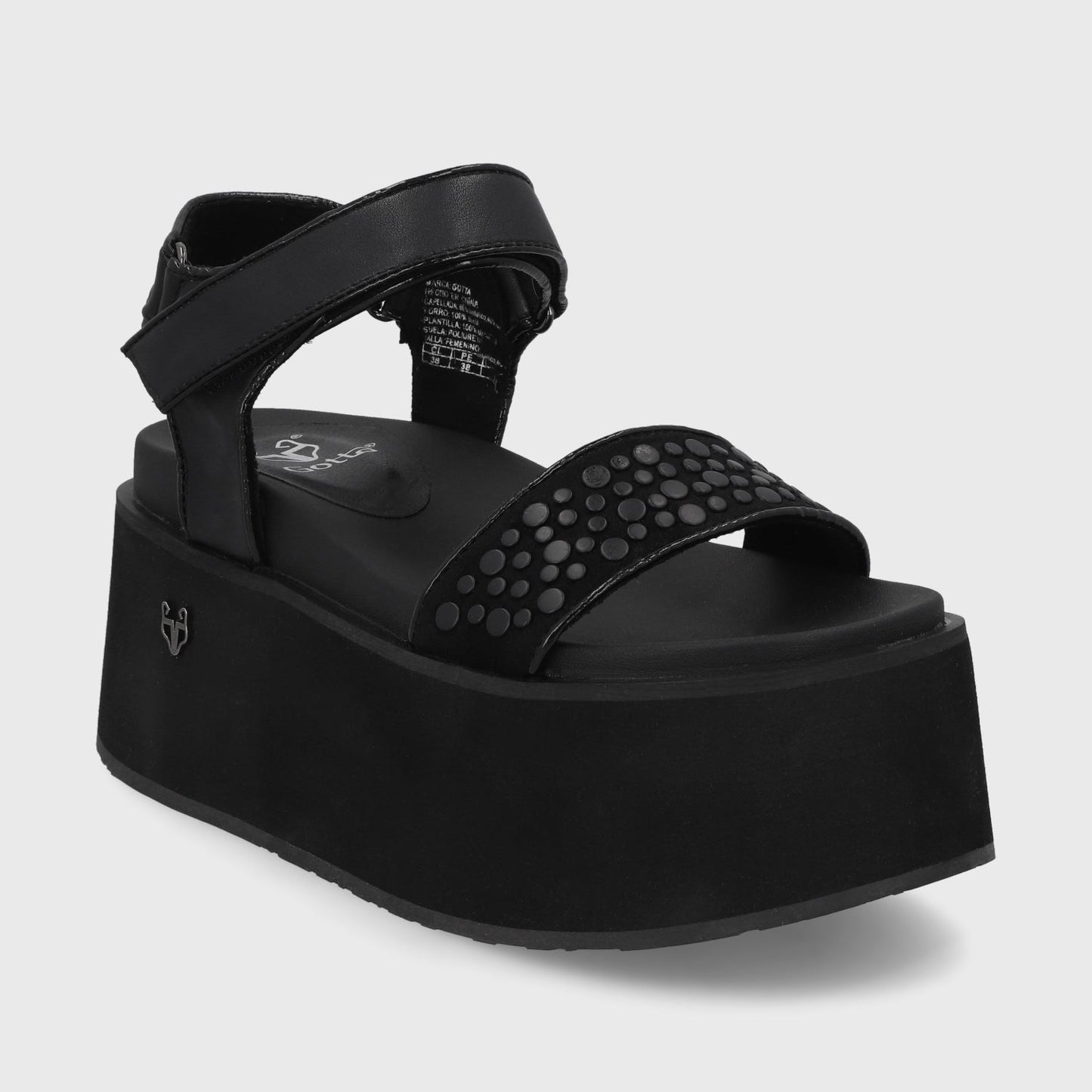 Sandalia Negra Mujer 35185 - Gotta Perú