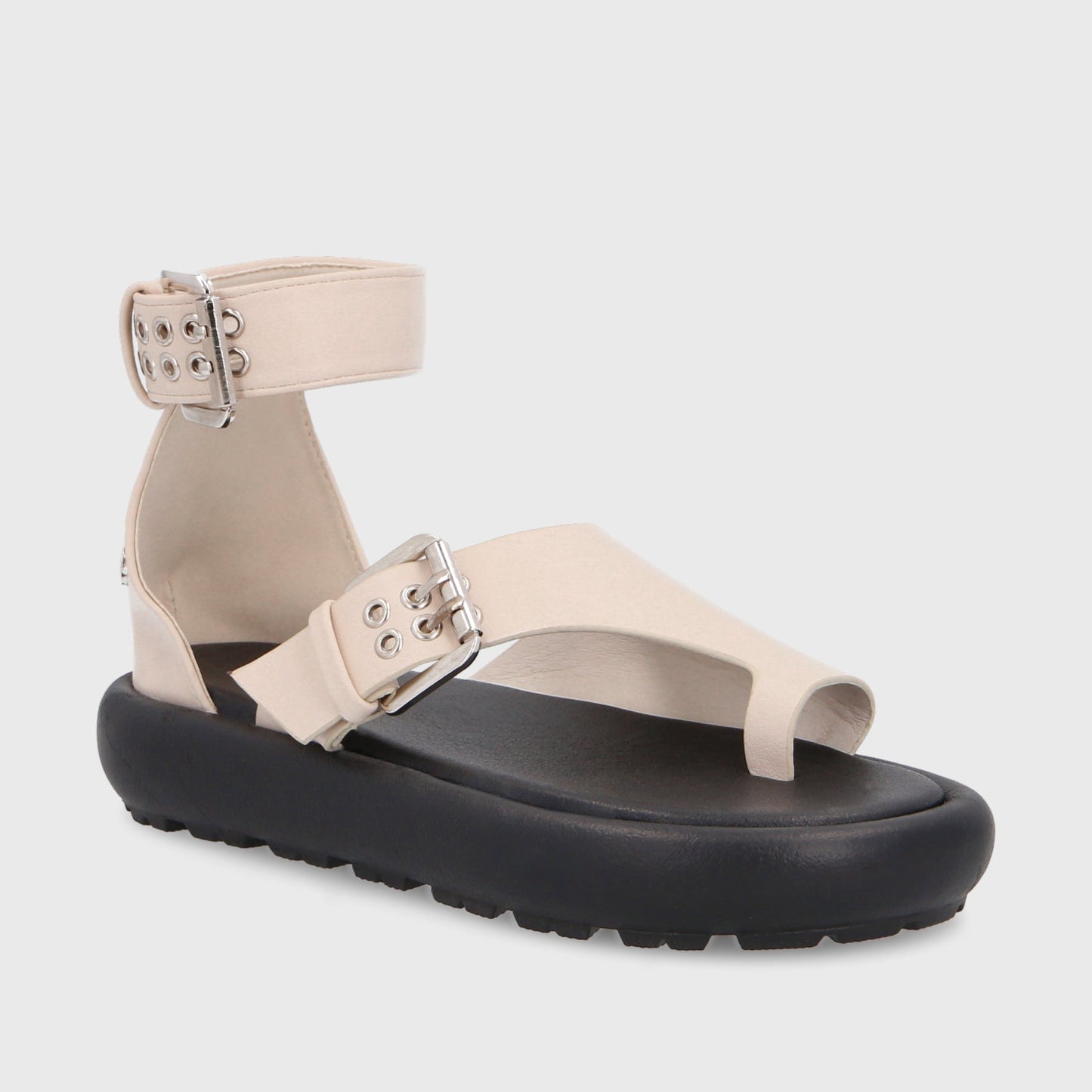 Sandalia Plana Crema Mujer 33722 - Gotta Perú