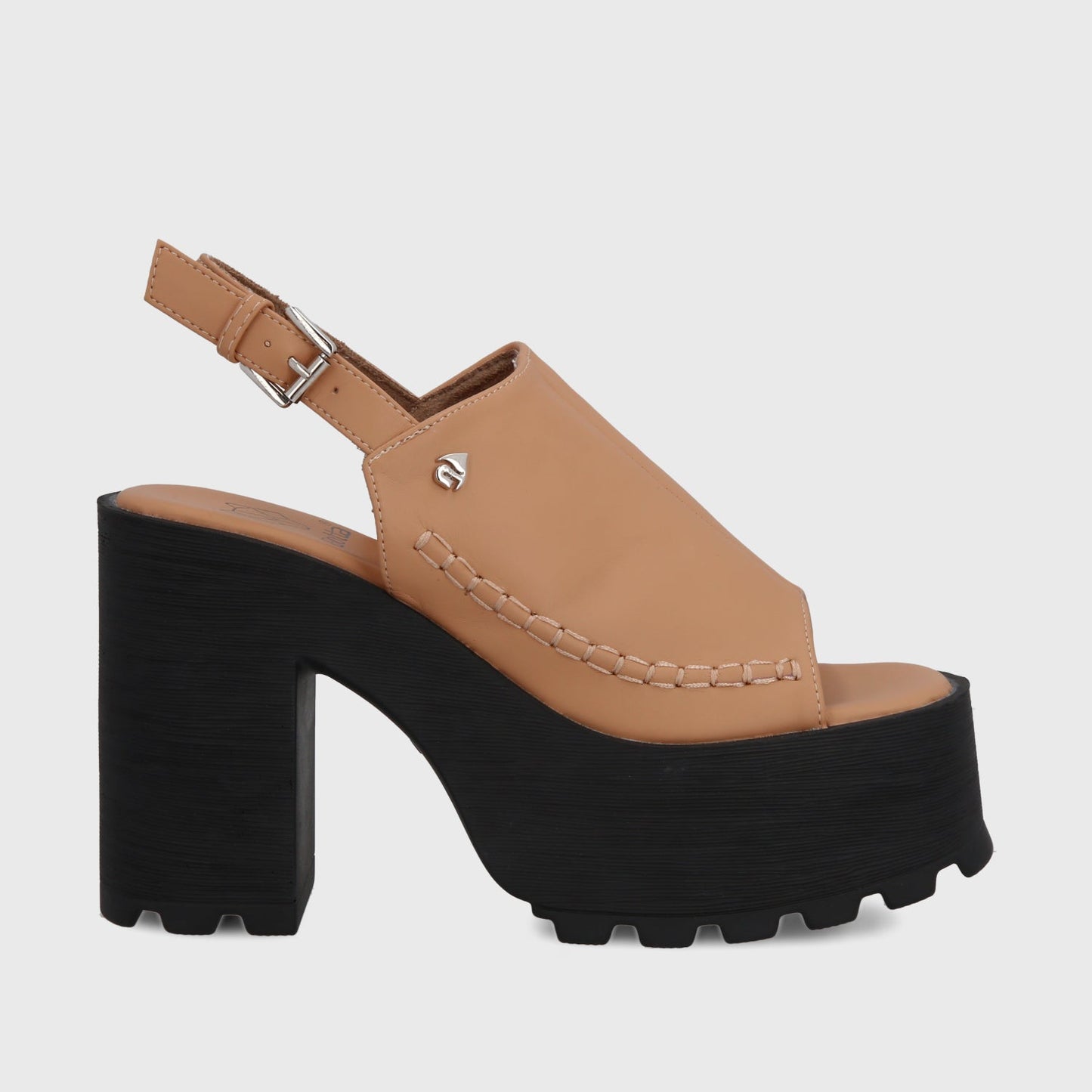 Sandalia Plataforma Camel Mujer 35283 - Gotta Perú