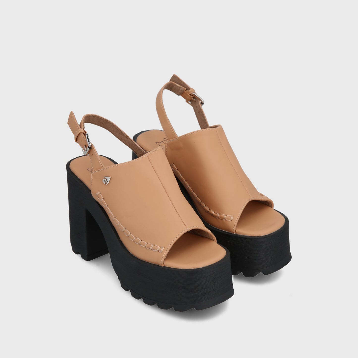 Sandalia Plataforma Camel Mujer 35283 - Gotta Perú